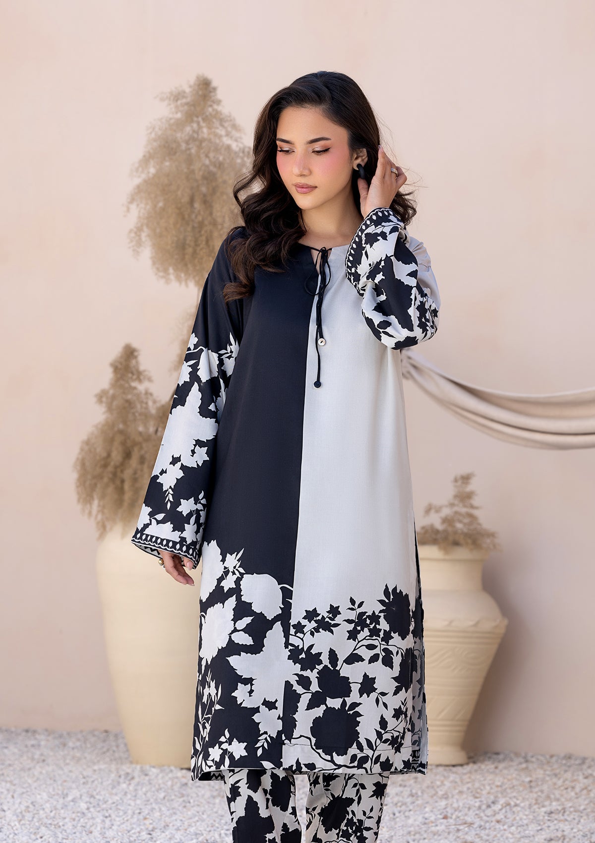 PRINTED VISCOSE LAWN BT006685-SBK