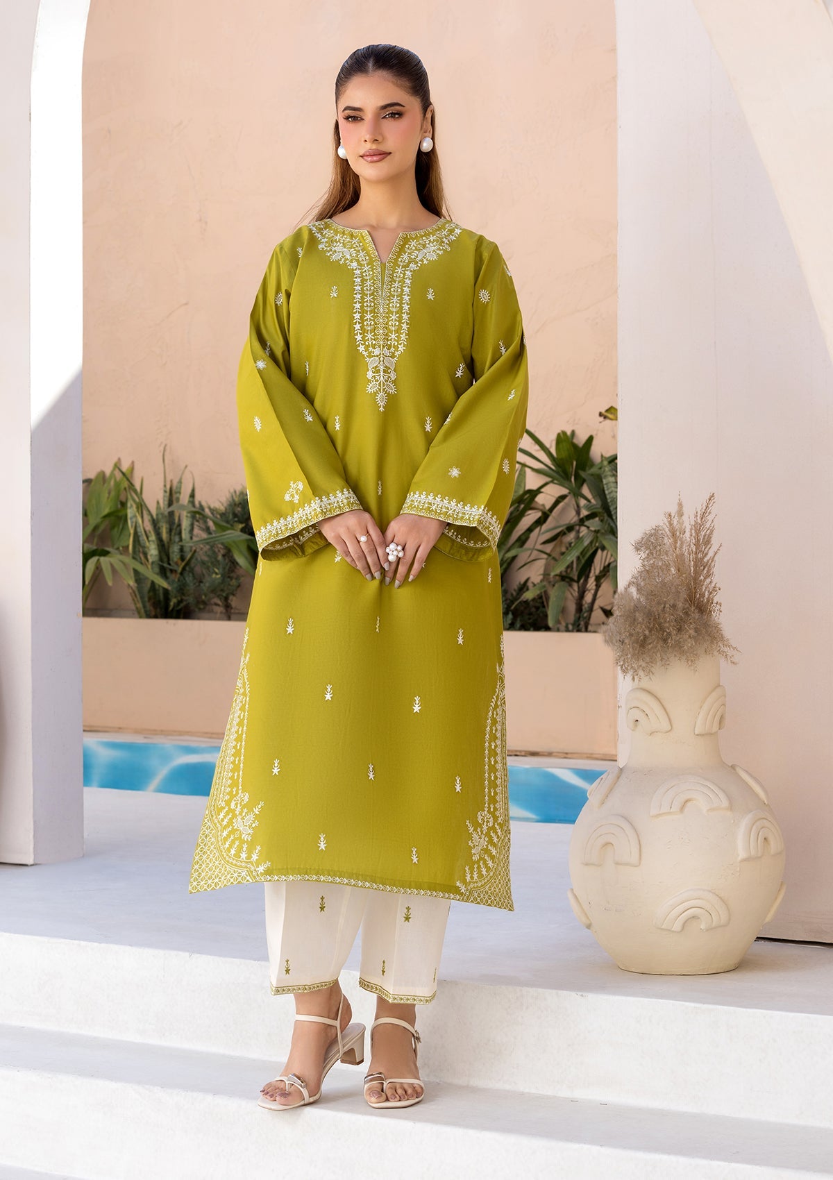 EMBROIDERED COTTON BT006686-LGR