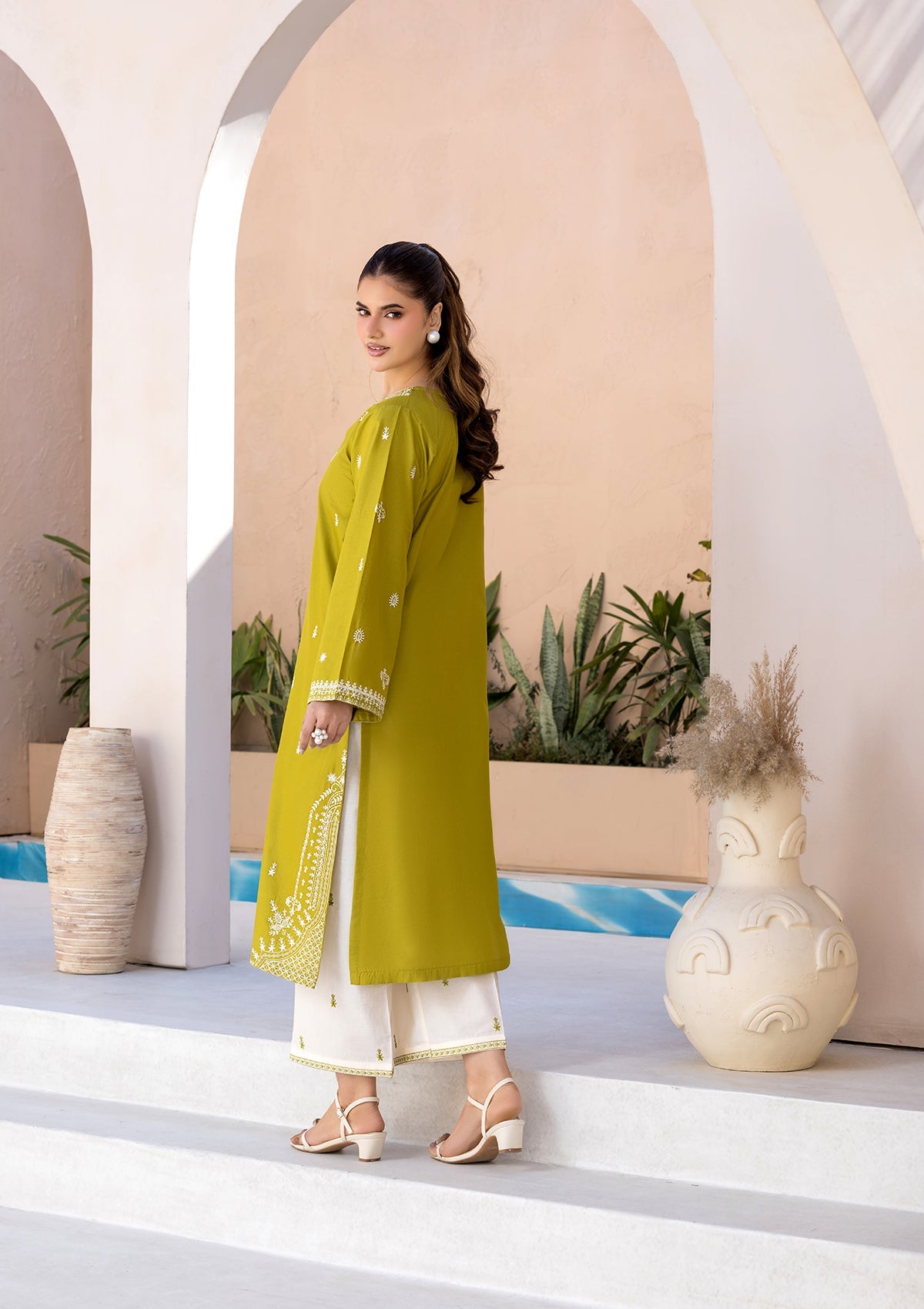 EMBROIDERED COTTON BT006686-LGR