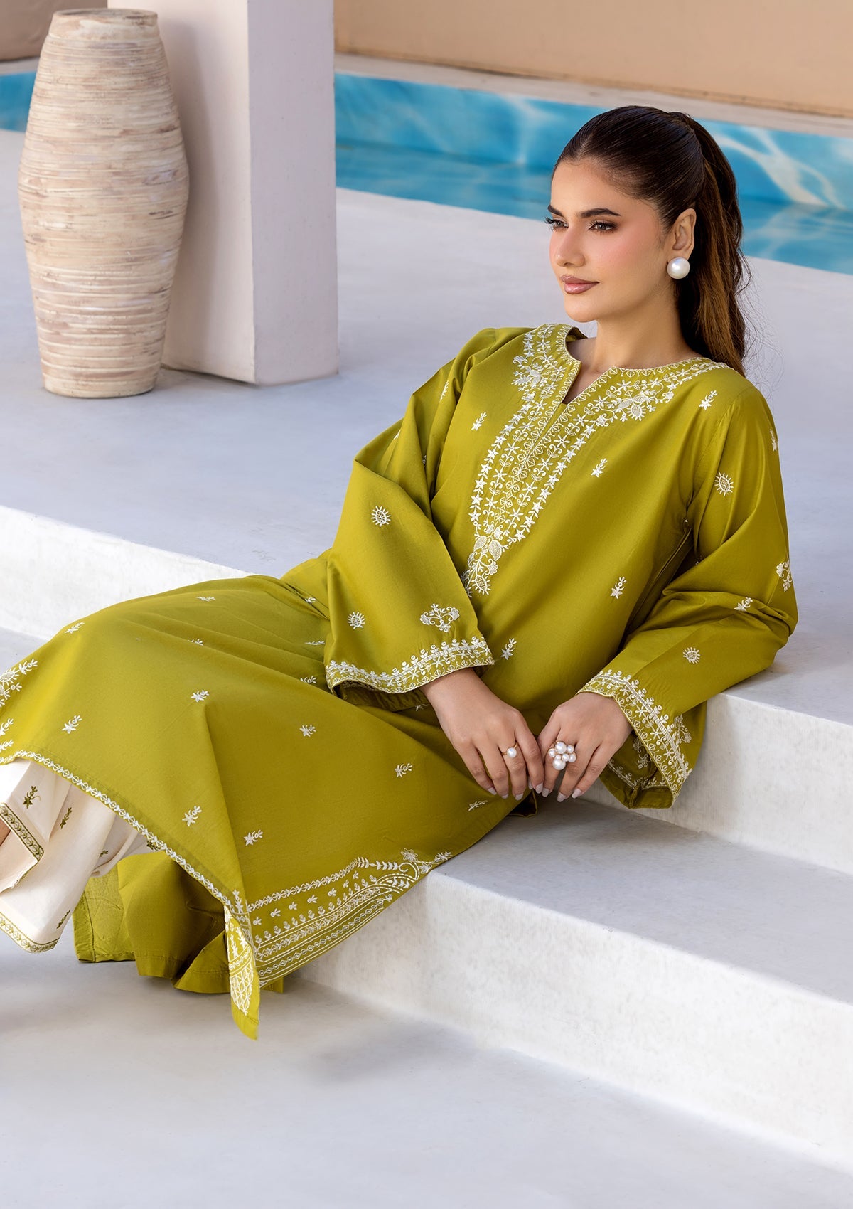 EMBROIDERED COTTON BT006686-LGR