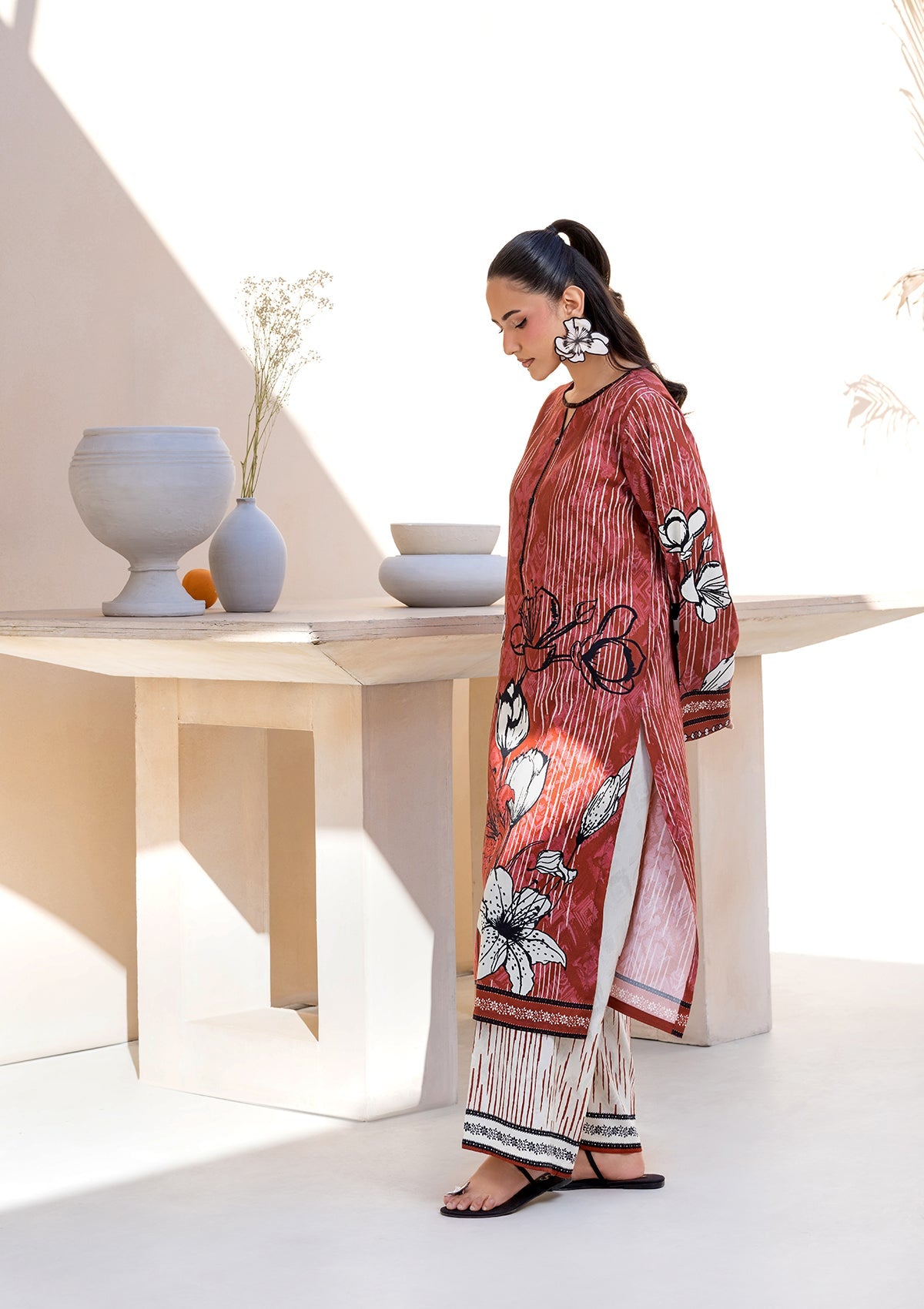 PRINTED VISCOSE LAWN BT006685-RST