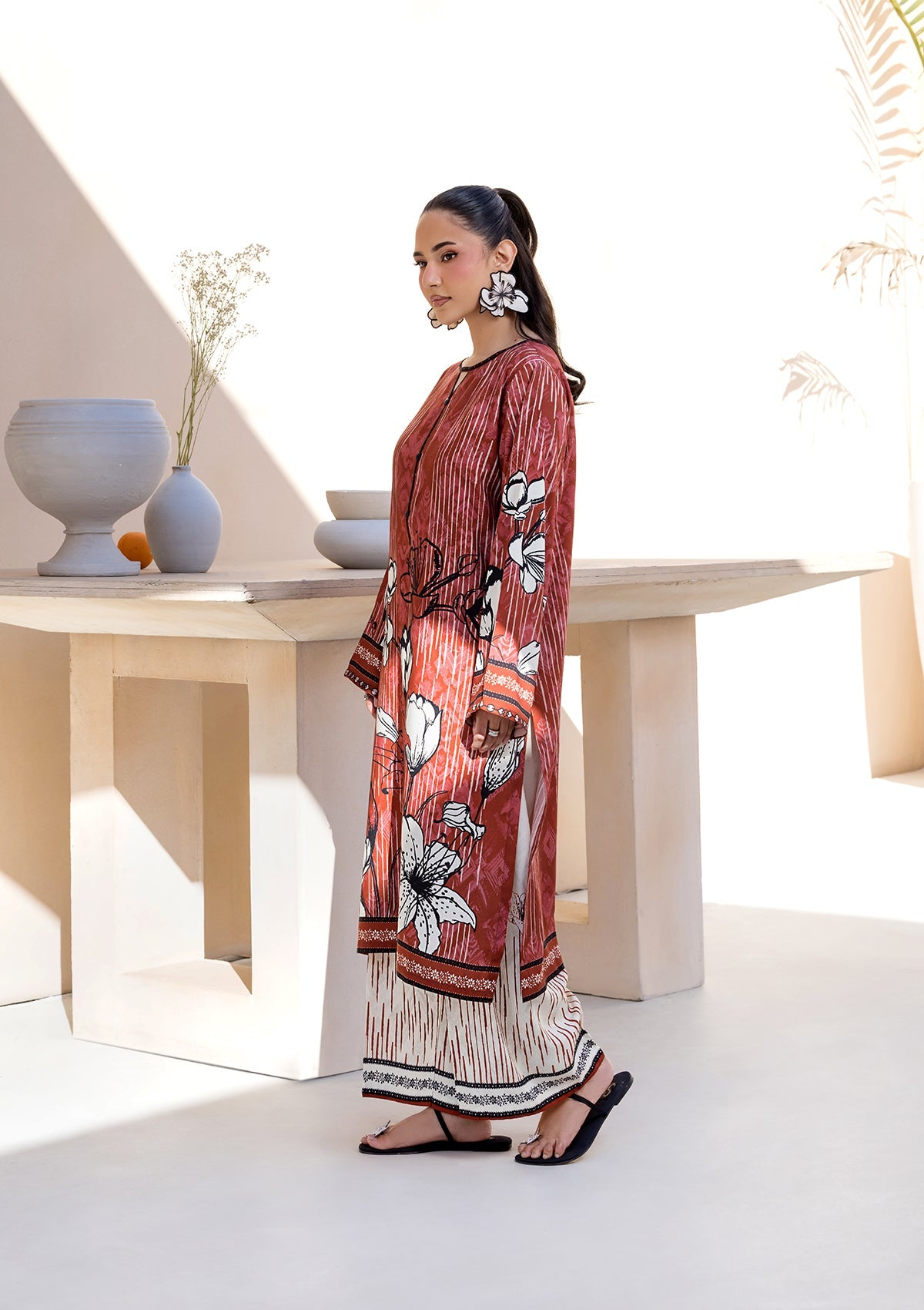 PRINTED VISCOSE LAWN BT006685-RST