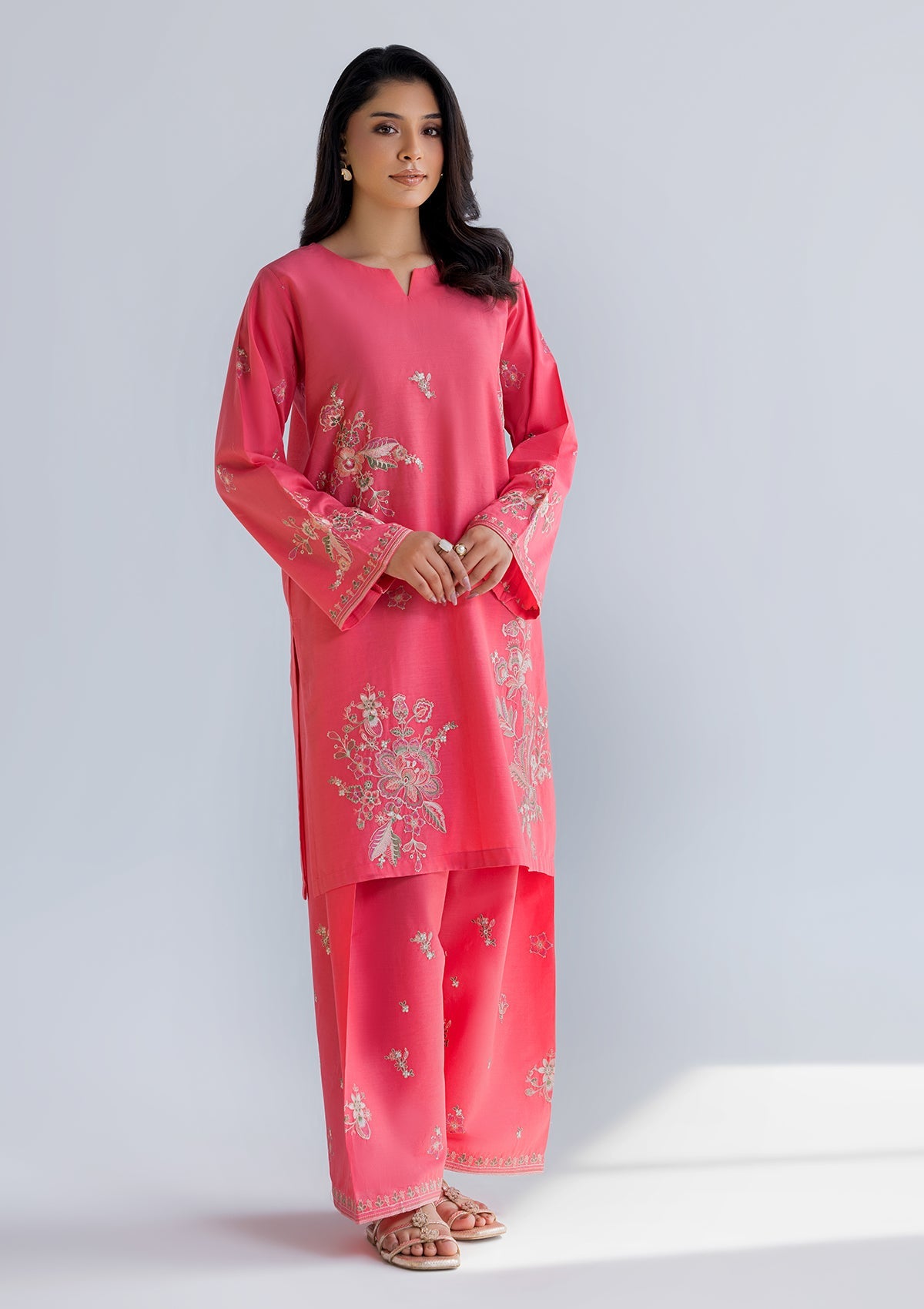 EMBROIDERED COTTON BT006686-PNK