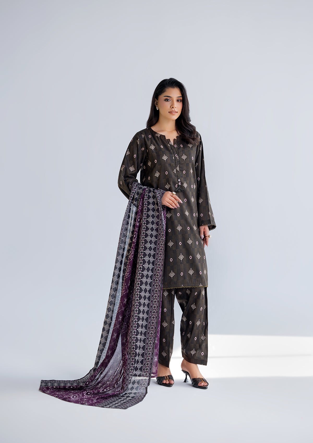 PRINTED LAWN BT006760-DBR
