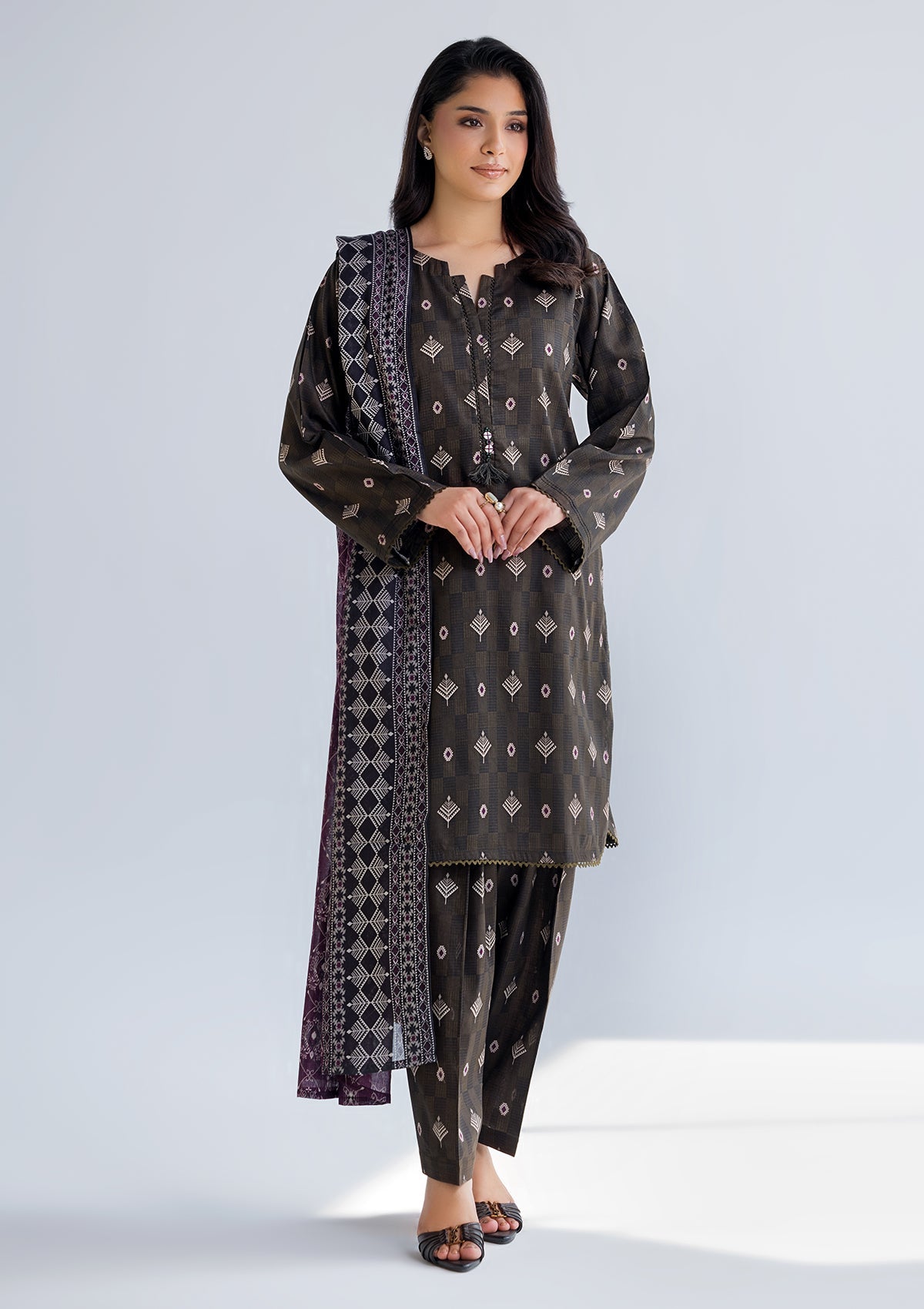 PRINTED LAWN BT006760-DBR