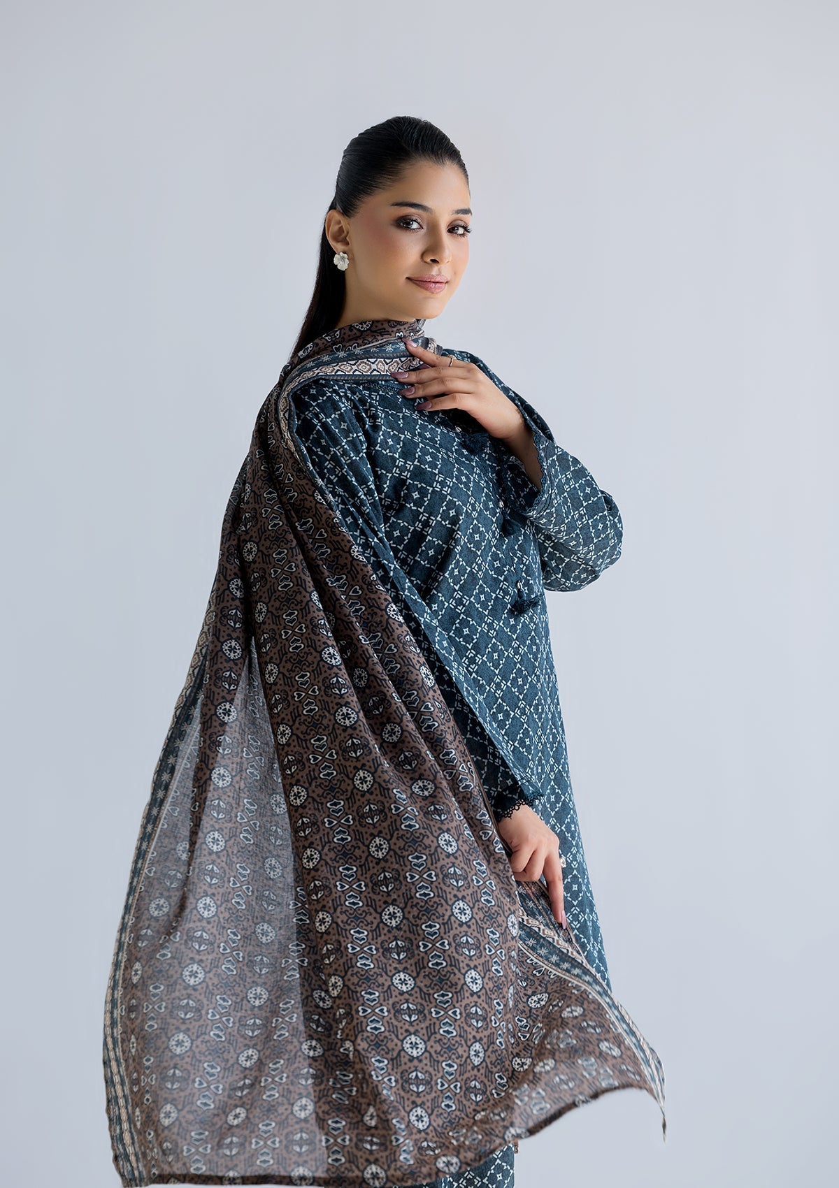PRINTED LAWN BT006760-GRN