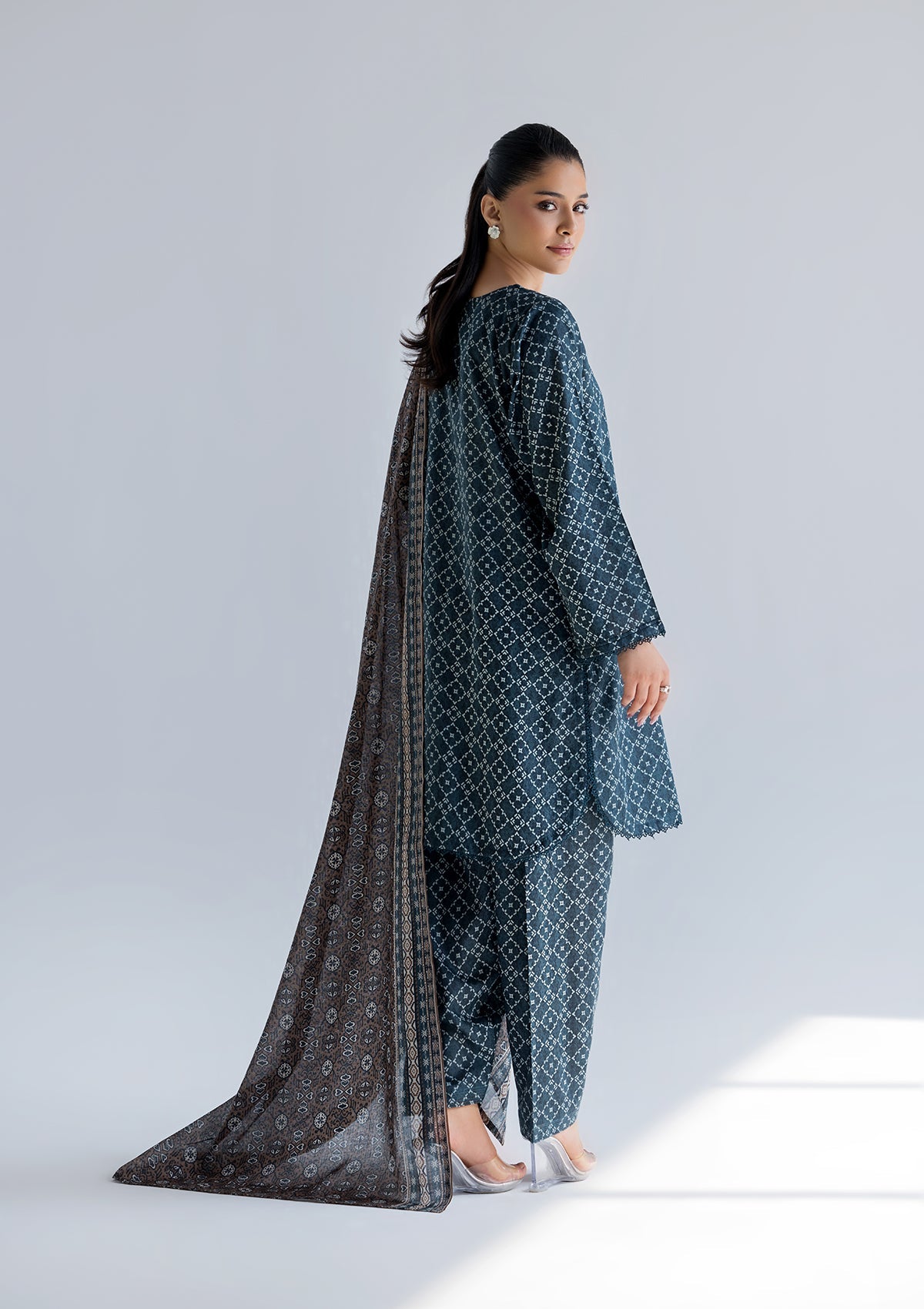PRINTED LAWN BT006760-GRN