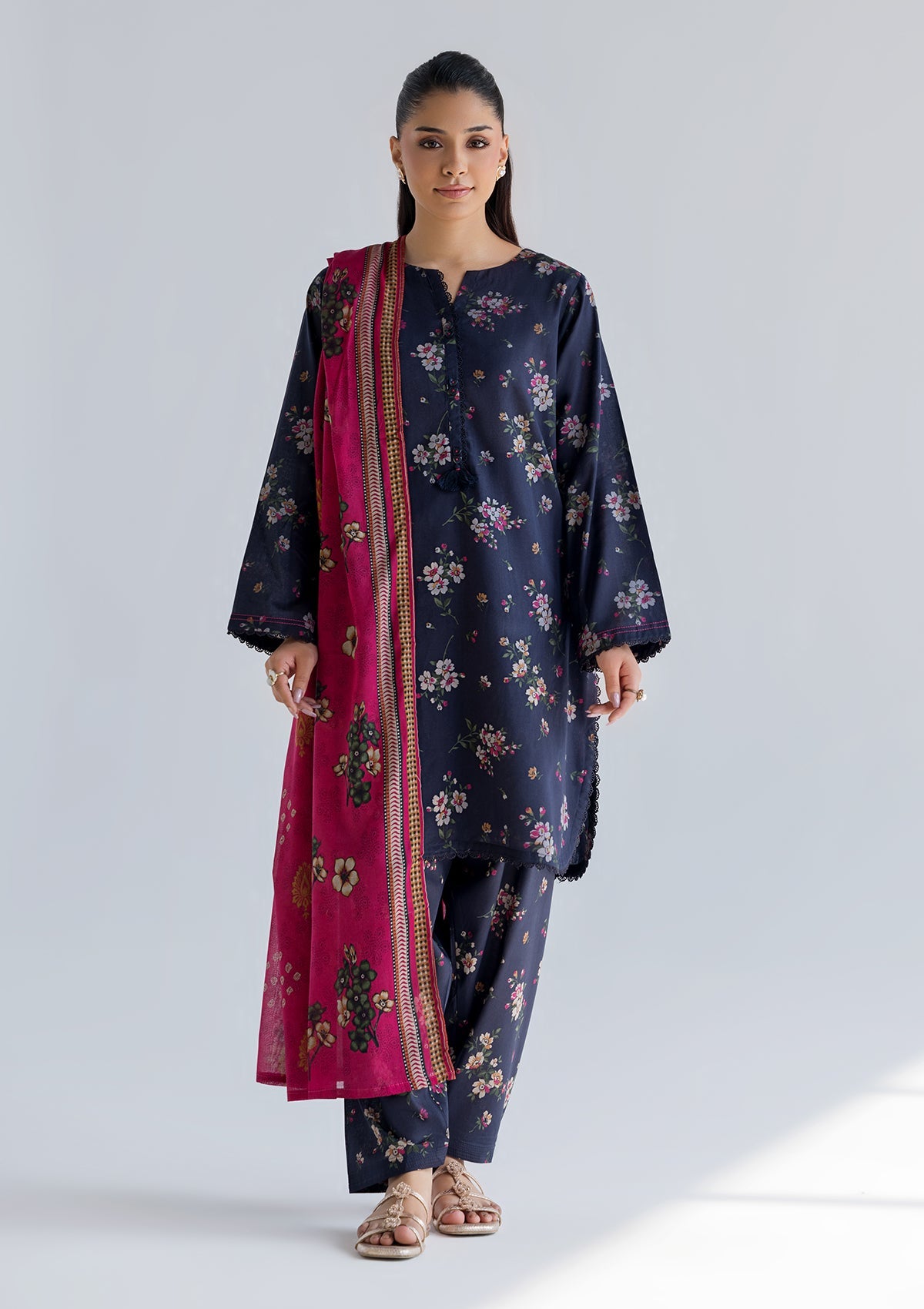 PRINTED LAWN BT006760-NVB