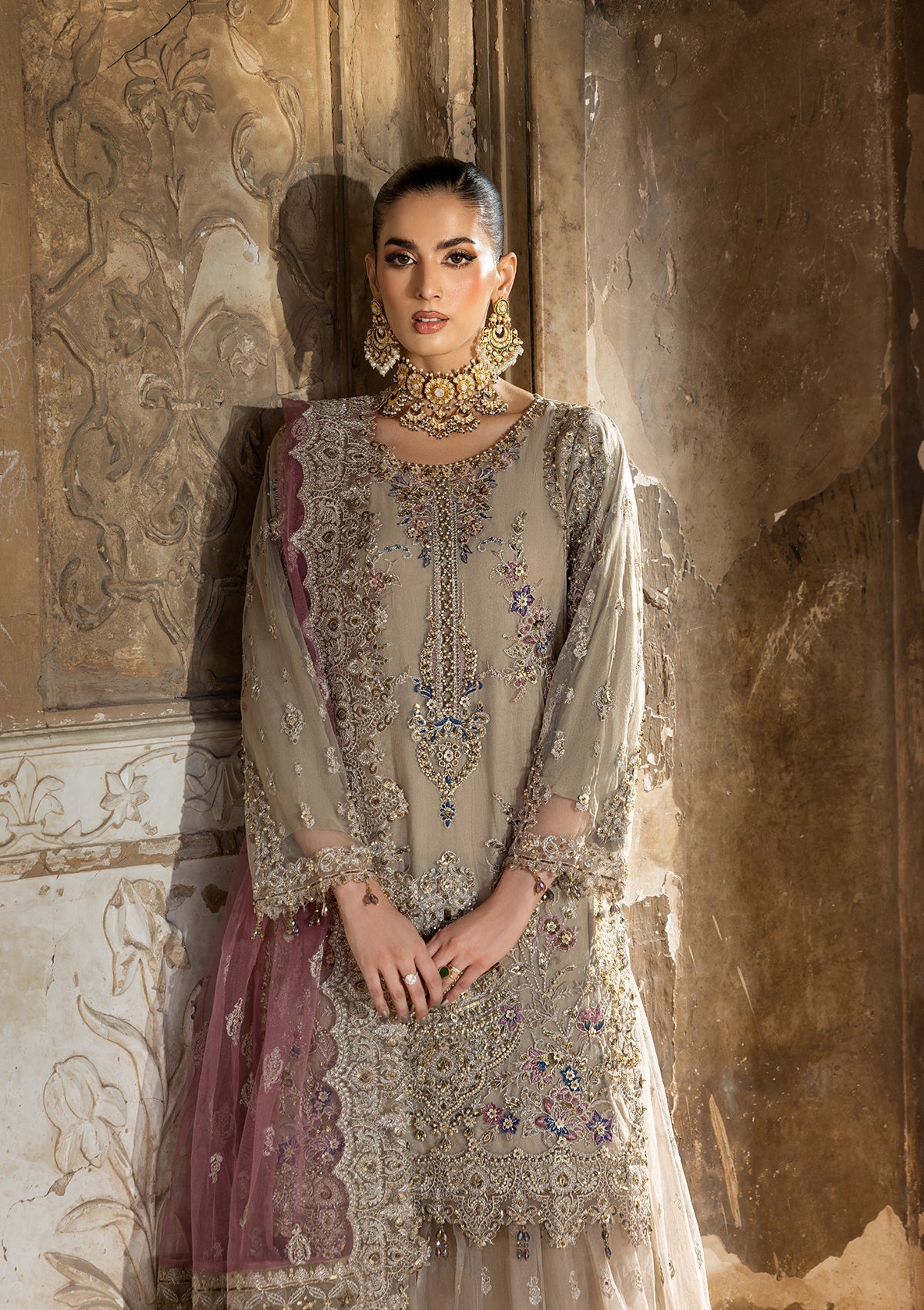 Embroidered Net BT006658-BGE