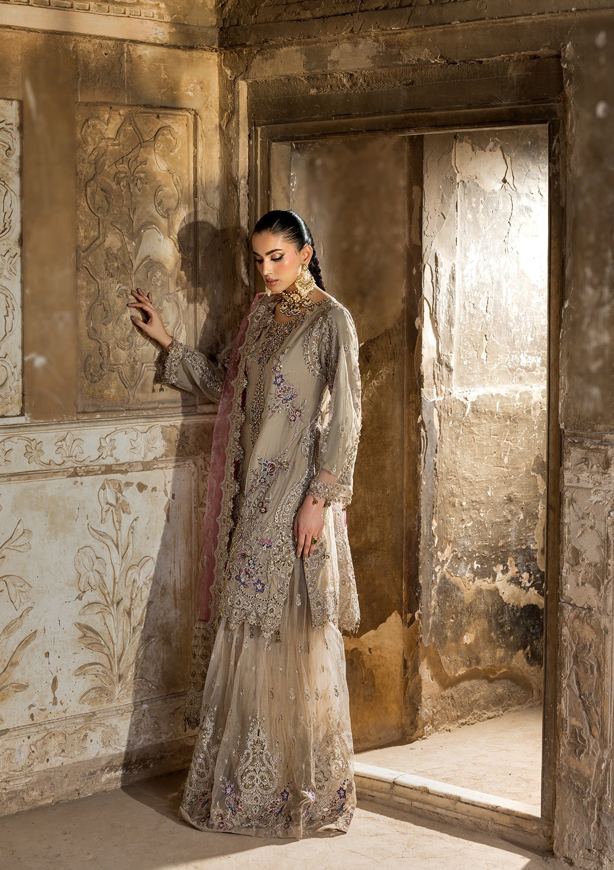 Embroidered Net BT006658-BGE