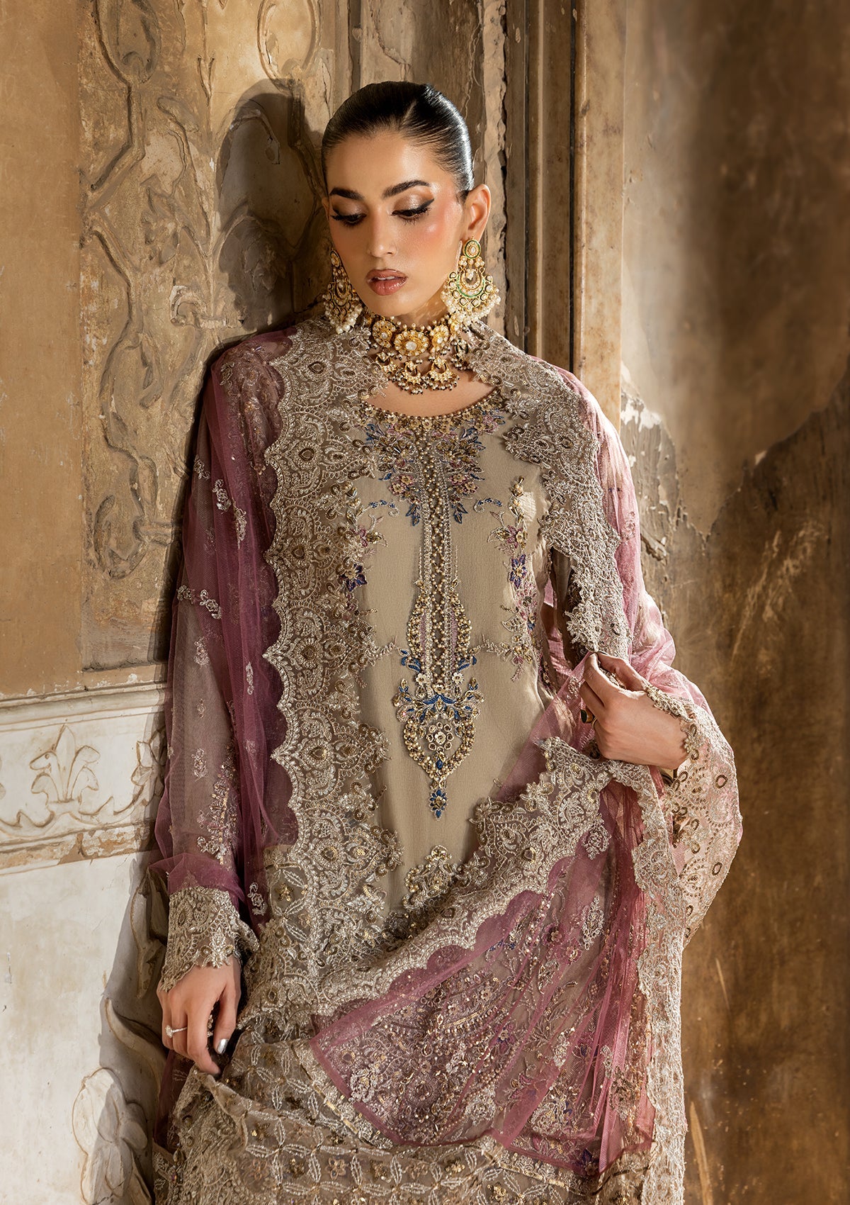 Embroidered Net BT006658-BGE