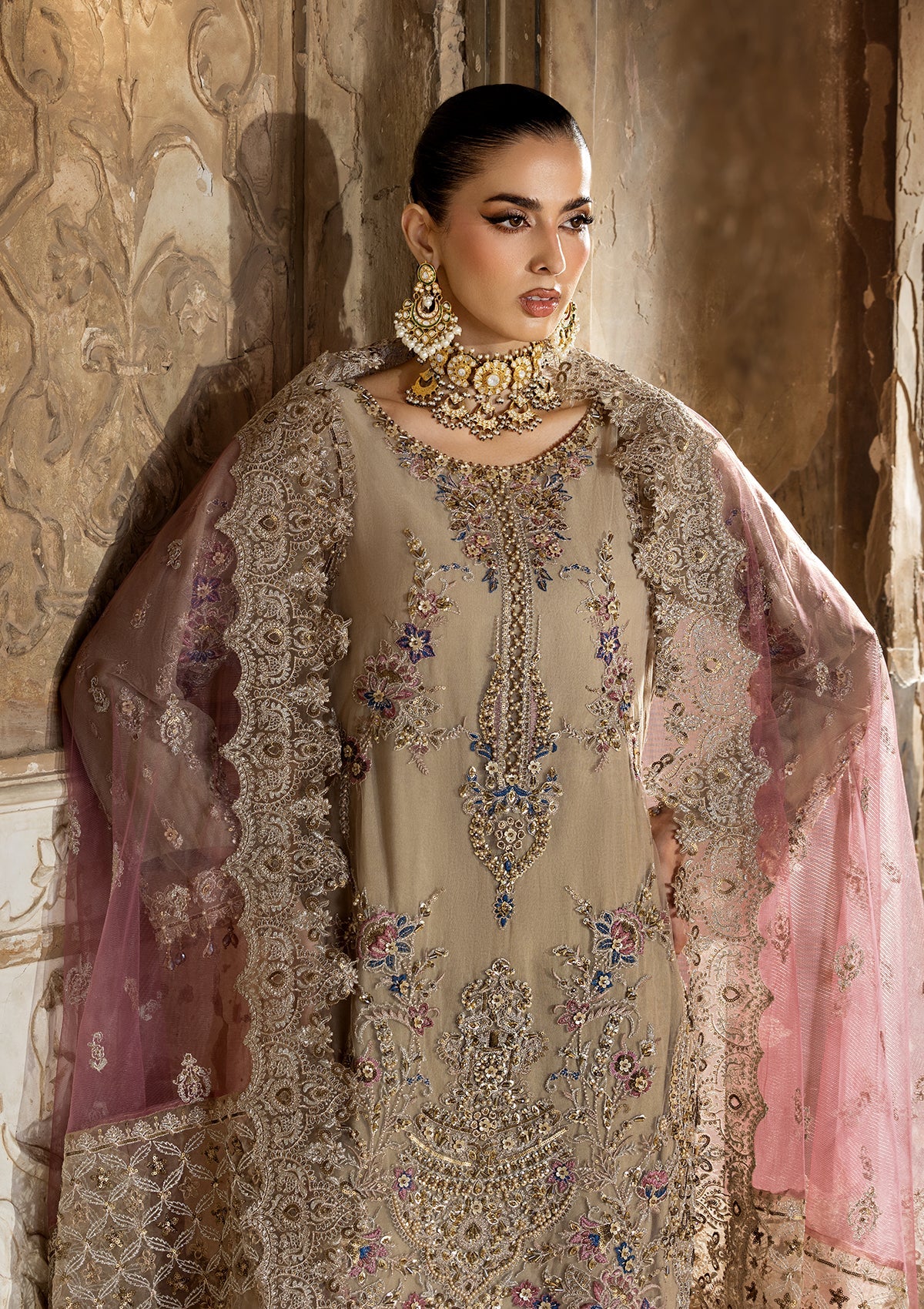 Embroidered Net BT006658-BGE