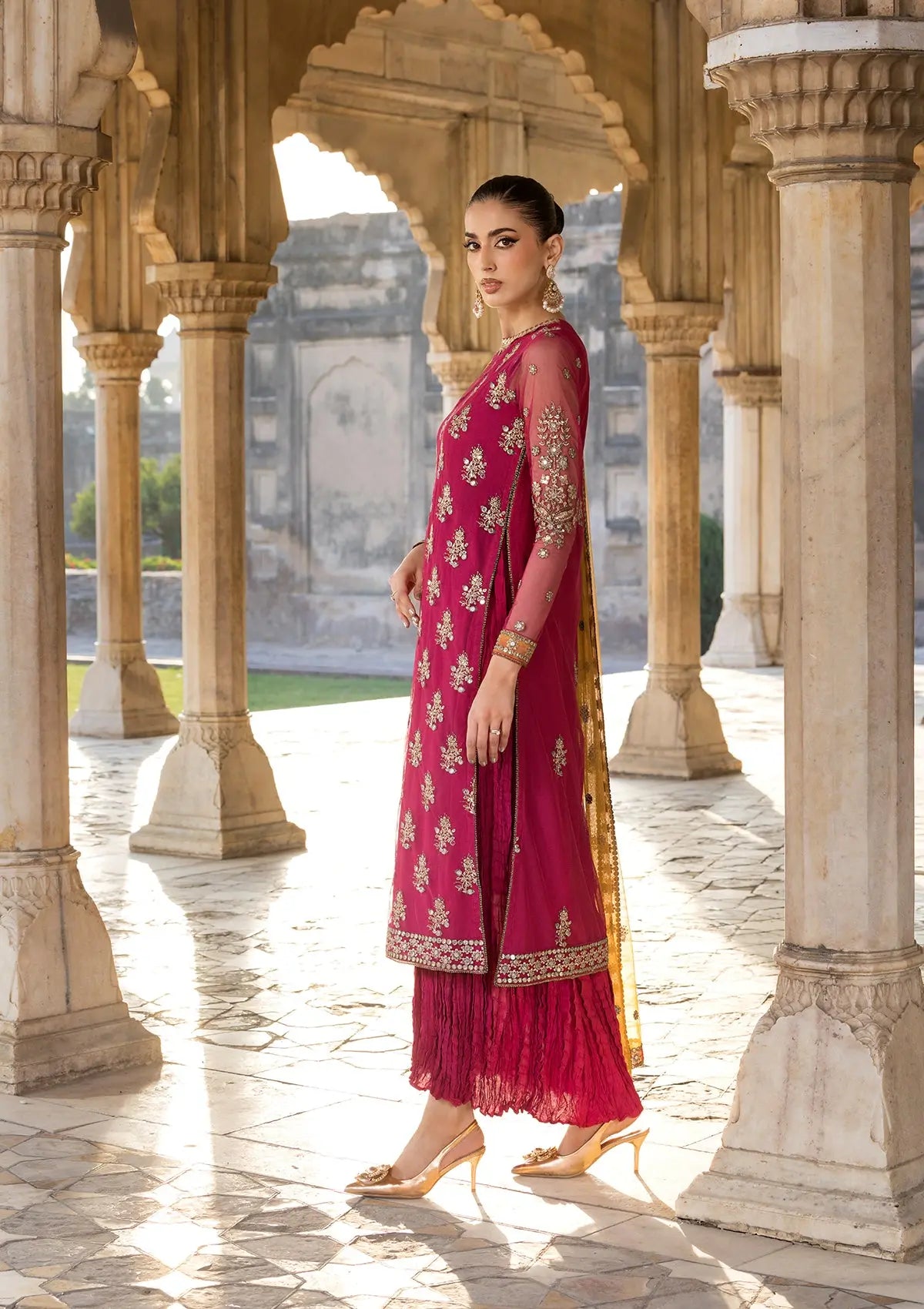 EMBROIDERED NET BT-6572 Bin Tayyab