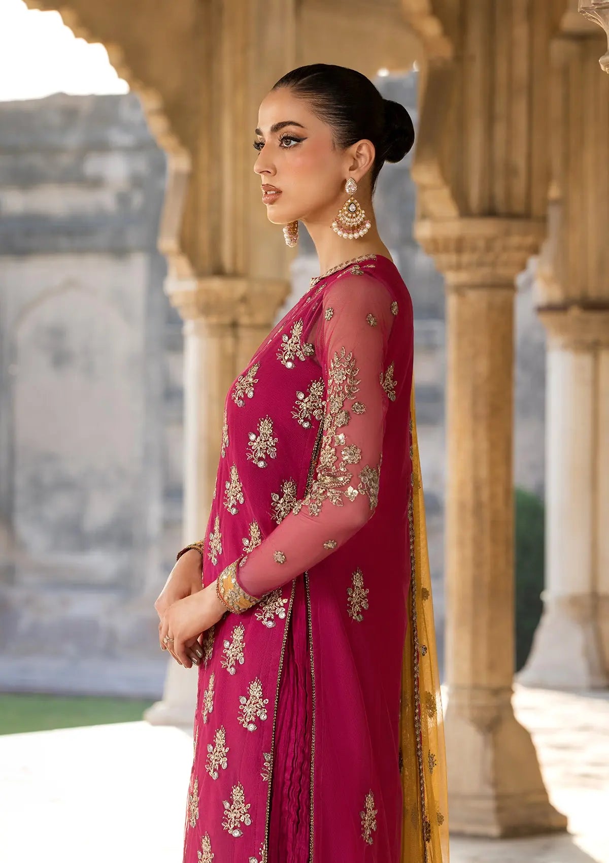 EMBROIDERED NET BT-6572 Bin Tayyab