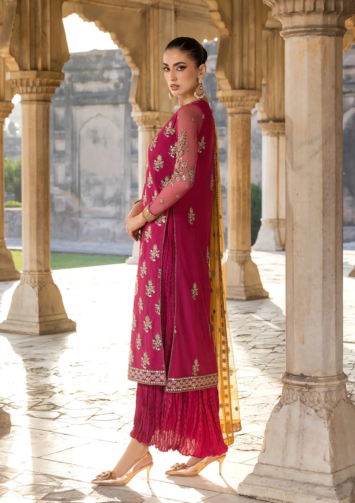 EMBROIDERED NET BT-6572 Bin Tayyab