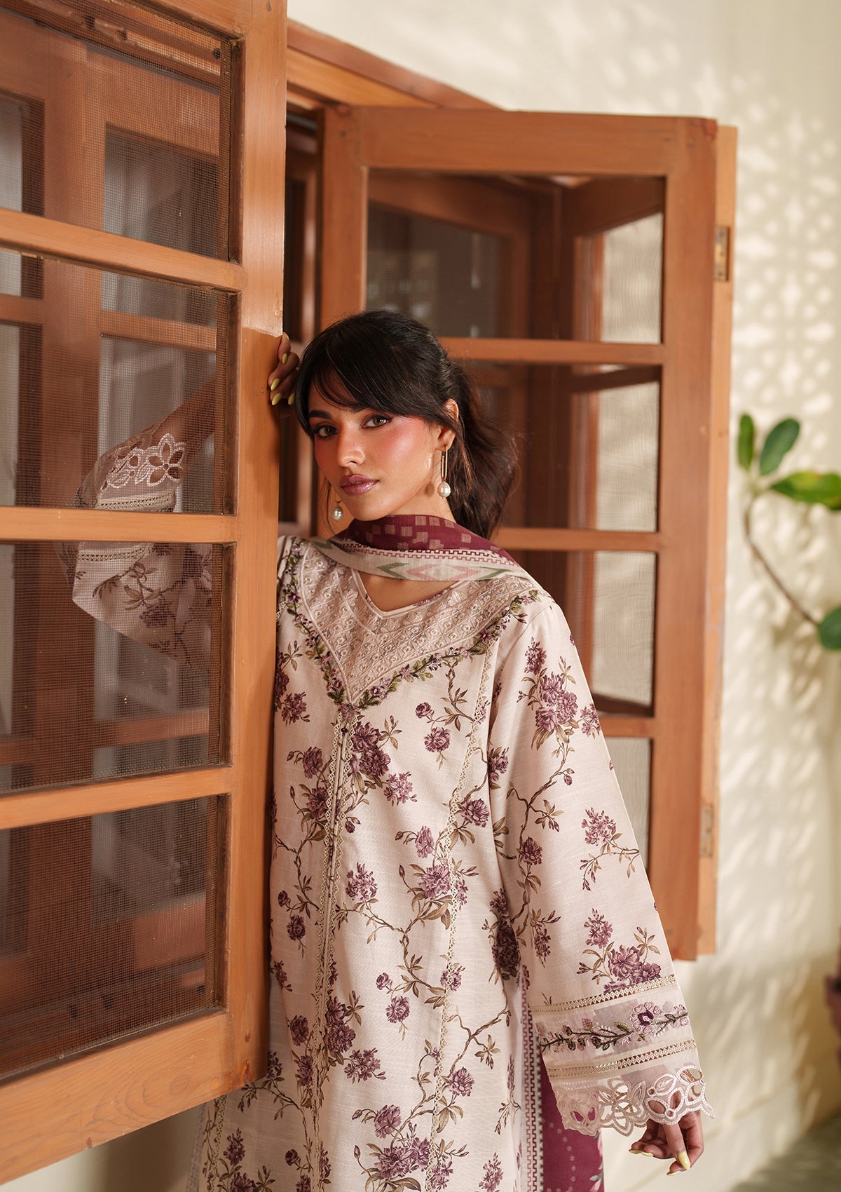Embroidered Khaddar BT6565-SKPR Bin Tayyab