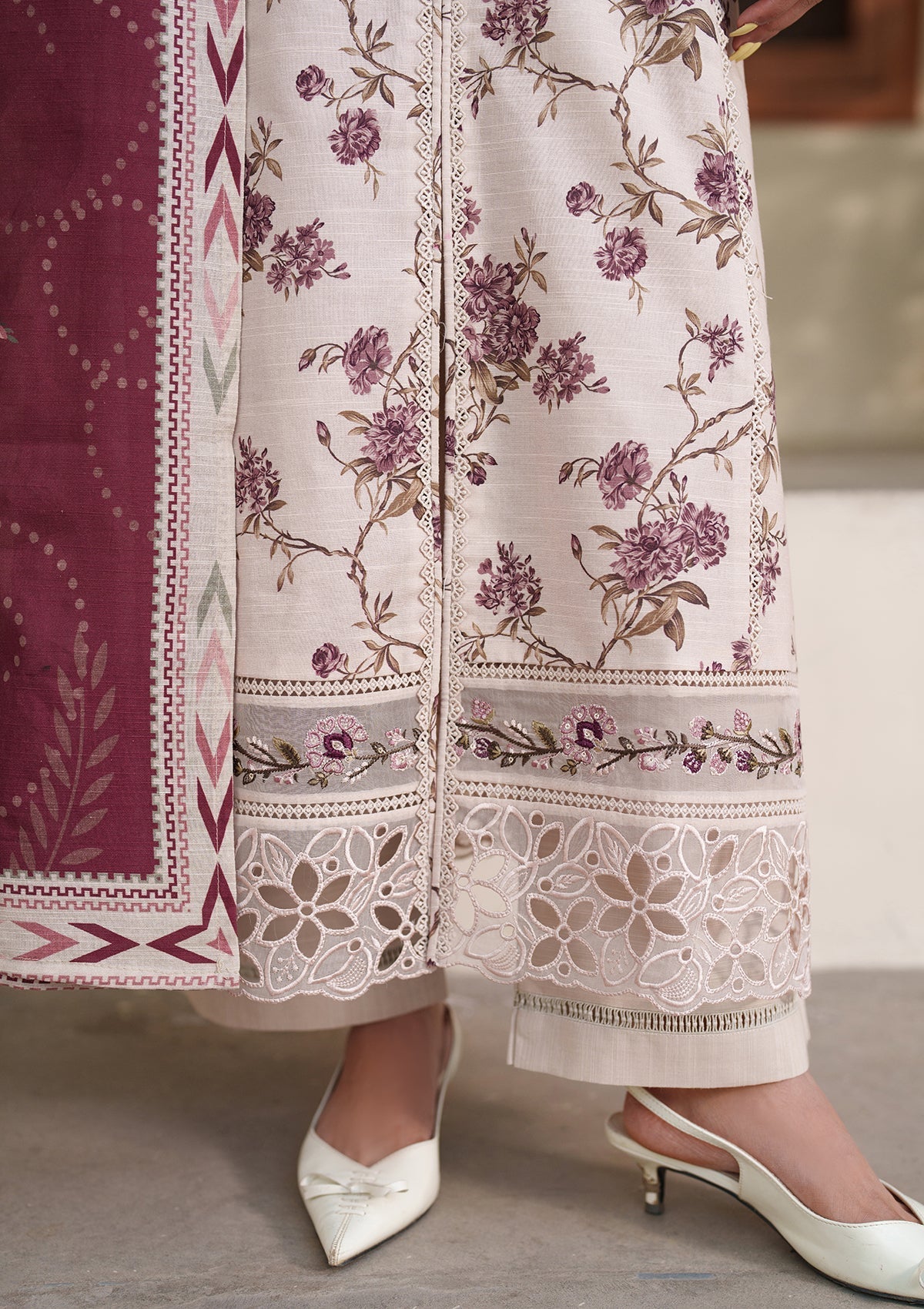 Embroidered Khaddar BT6565-SKPR Bin Tayyab