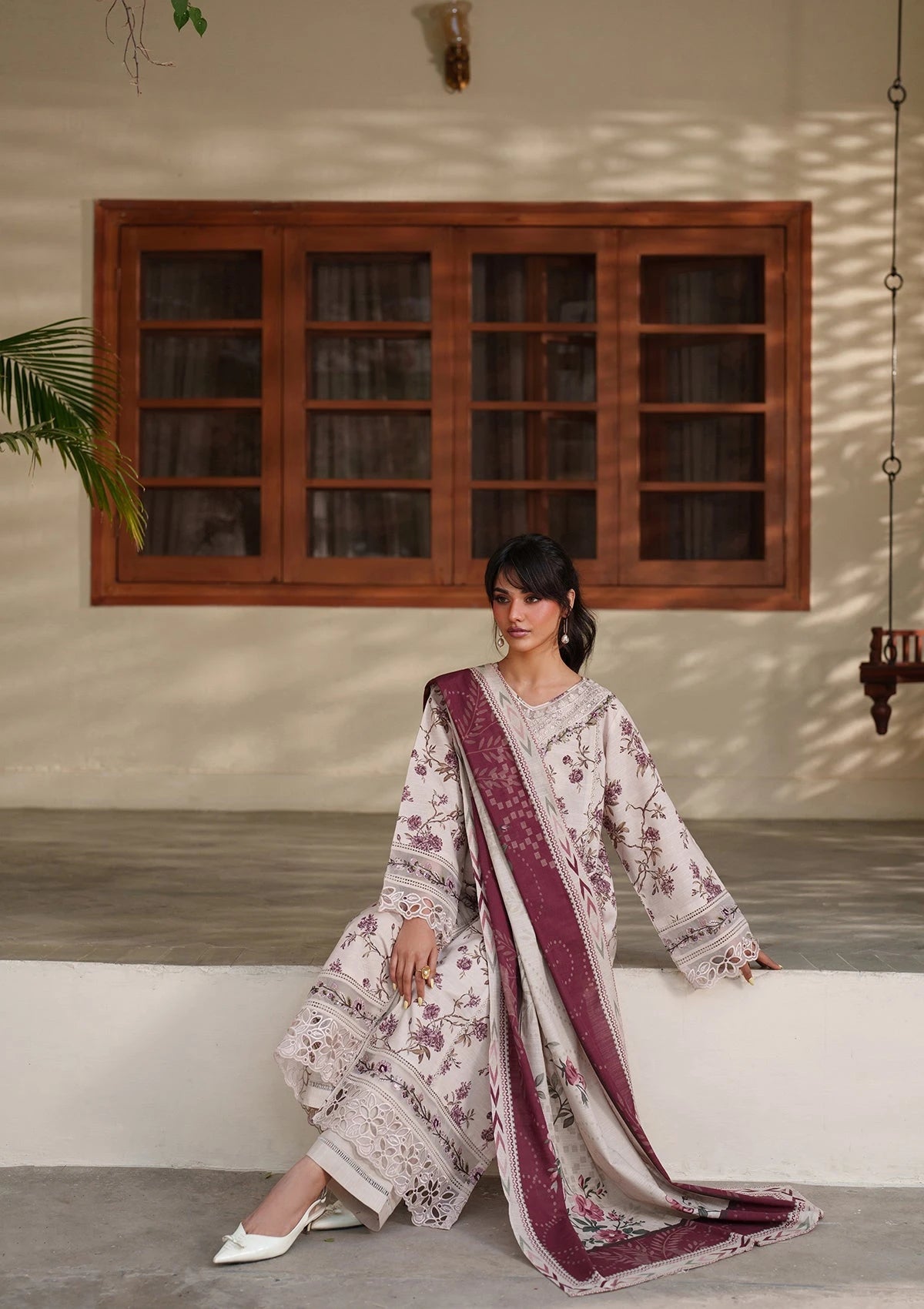 Embroidered Khaddar BT6565-SKPR Bin Tayyab