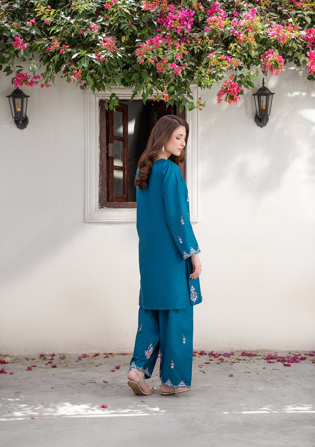 EMBROIDERED COTTON BT006831-BLU