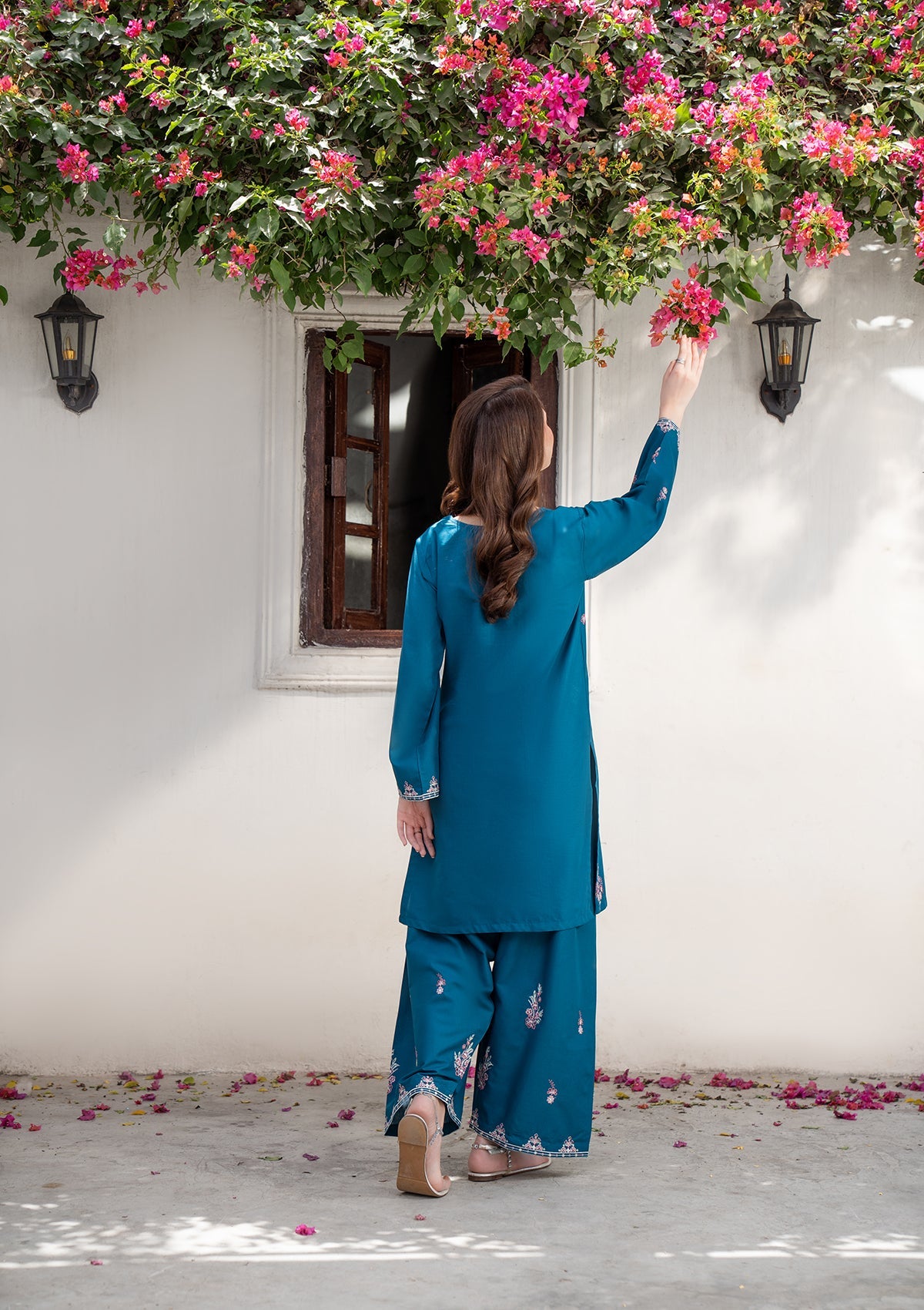 EMBROIDERED COTTON BT006831-BLU