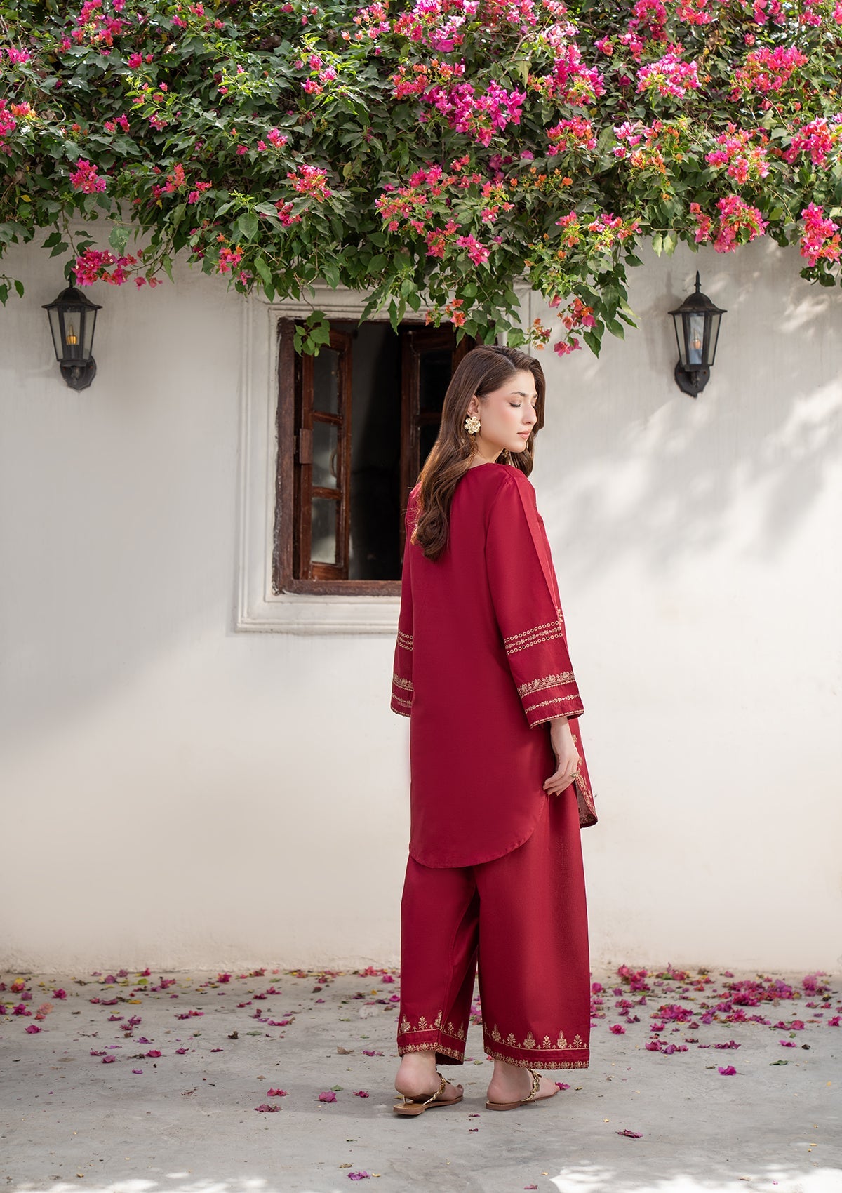 EMBROIDERED COTTON BT006831-MRN