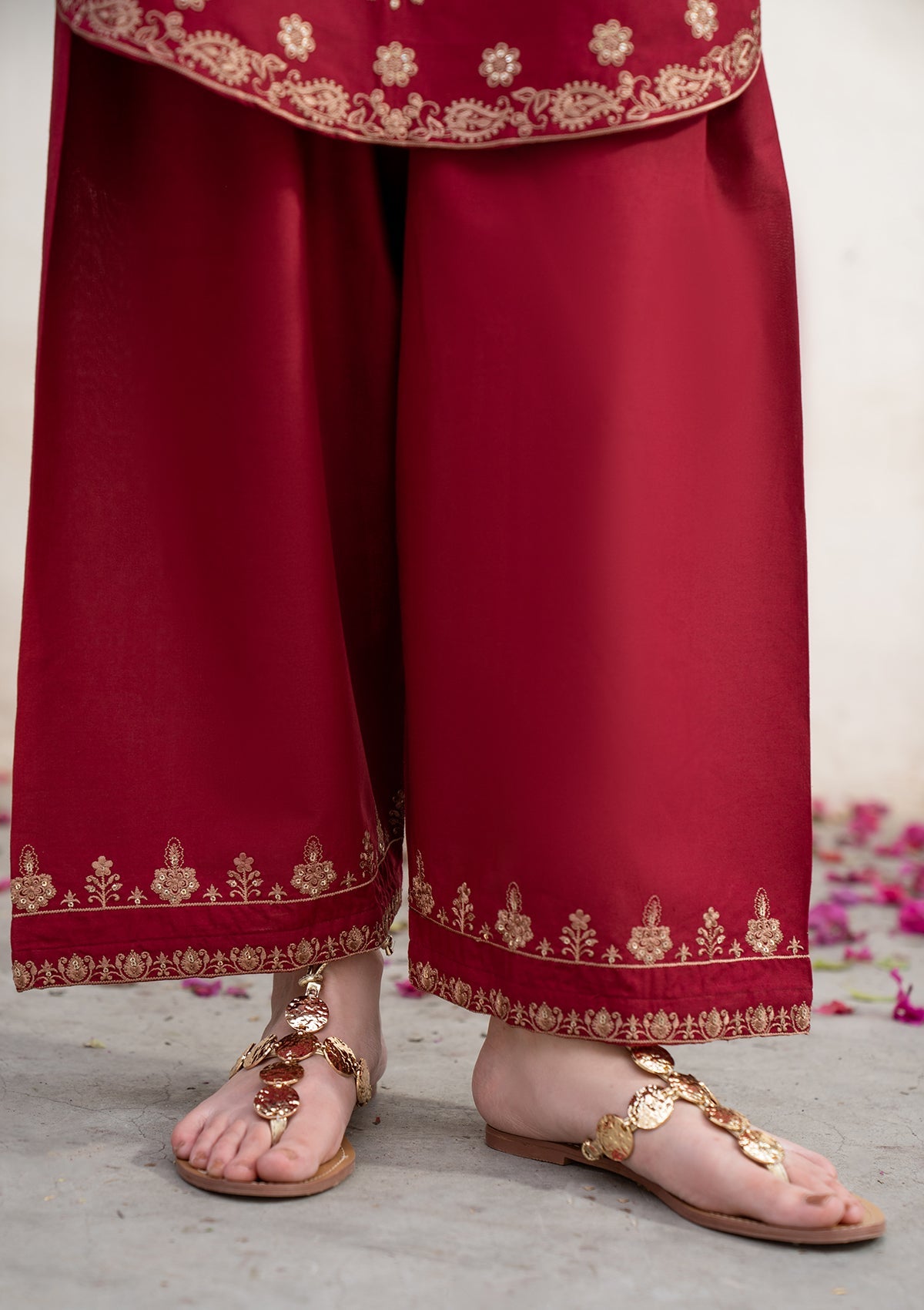 EMBROIDERED COTTON BT006831-MRN