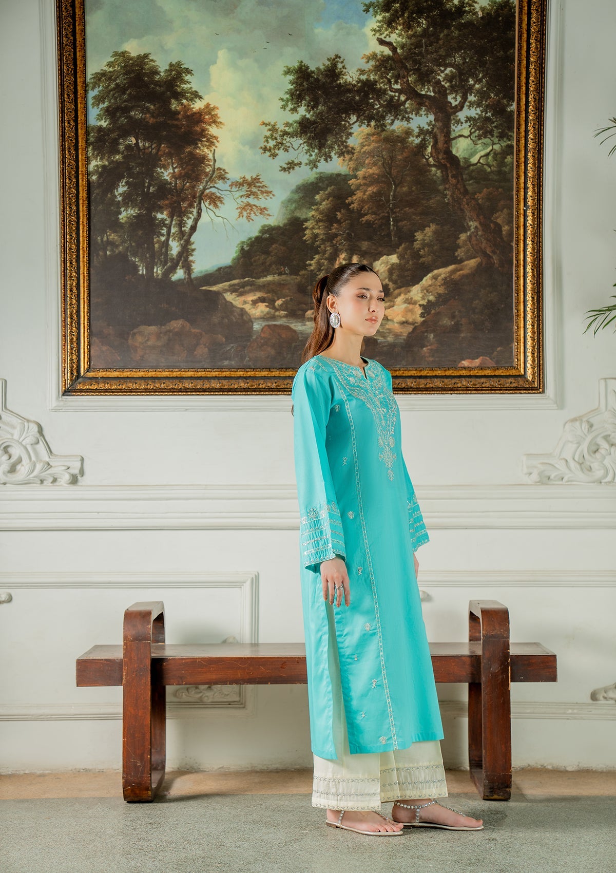 EMBROIDERED COTTON BT006749-FRO