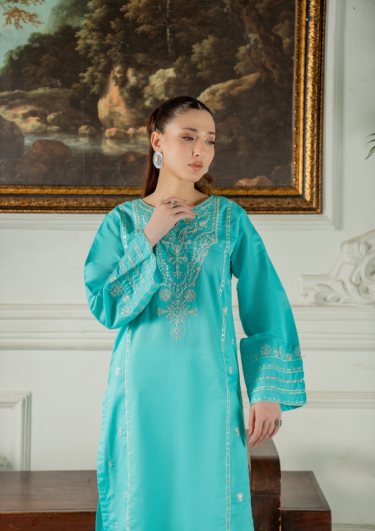 EMBROIDERED COTTON BT006749-FRO