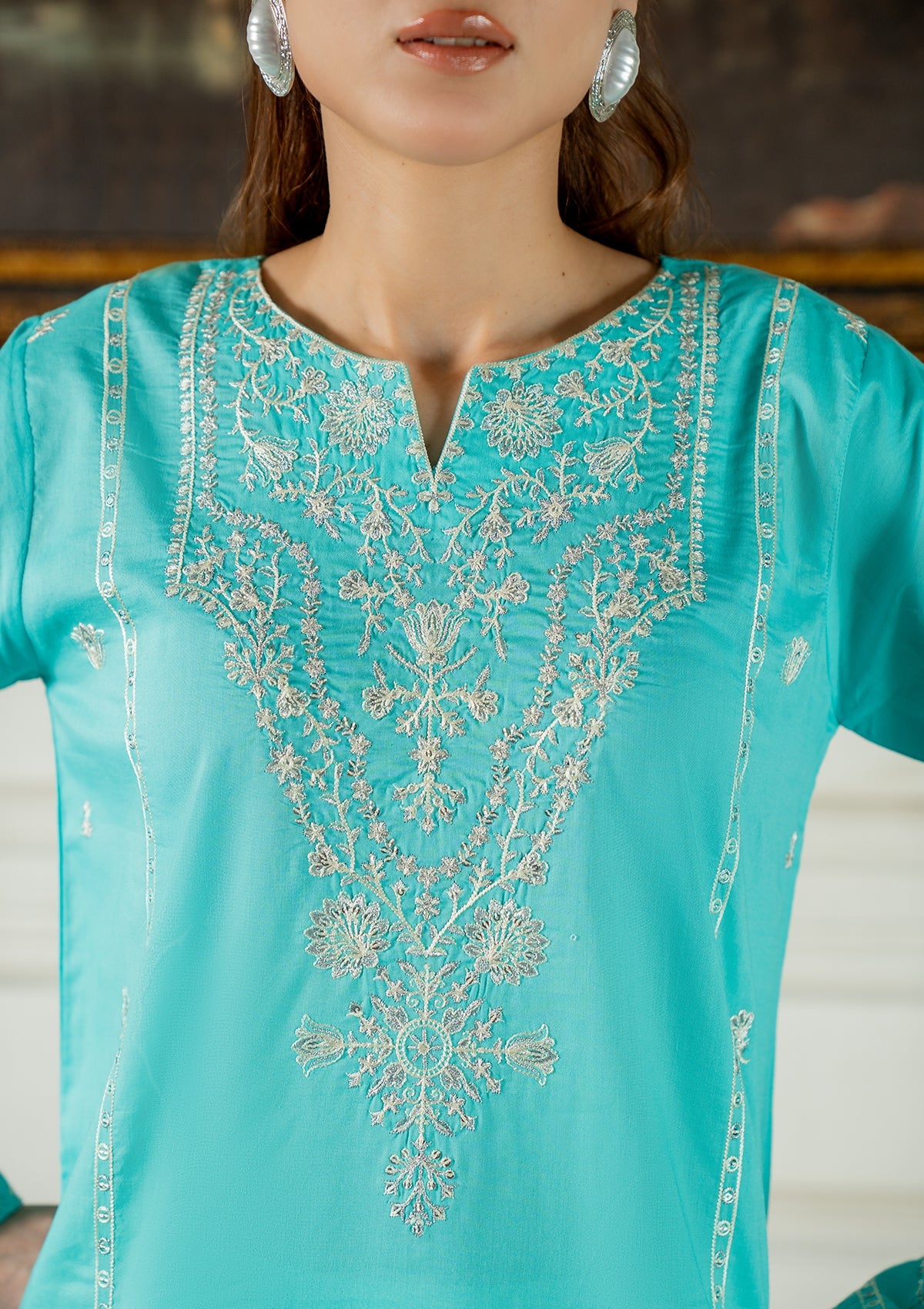 EMBROIDERED COTTON BT006749-FRO