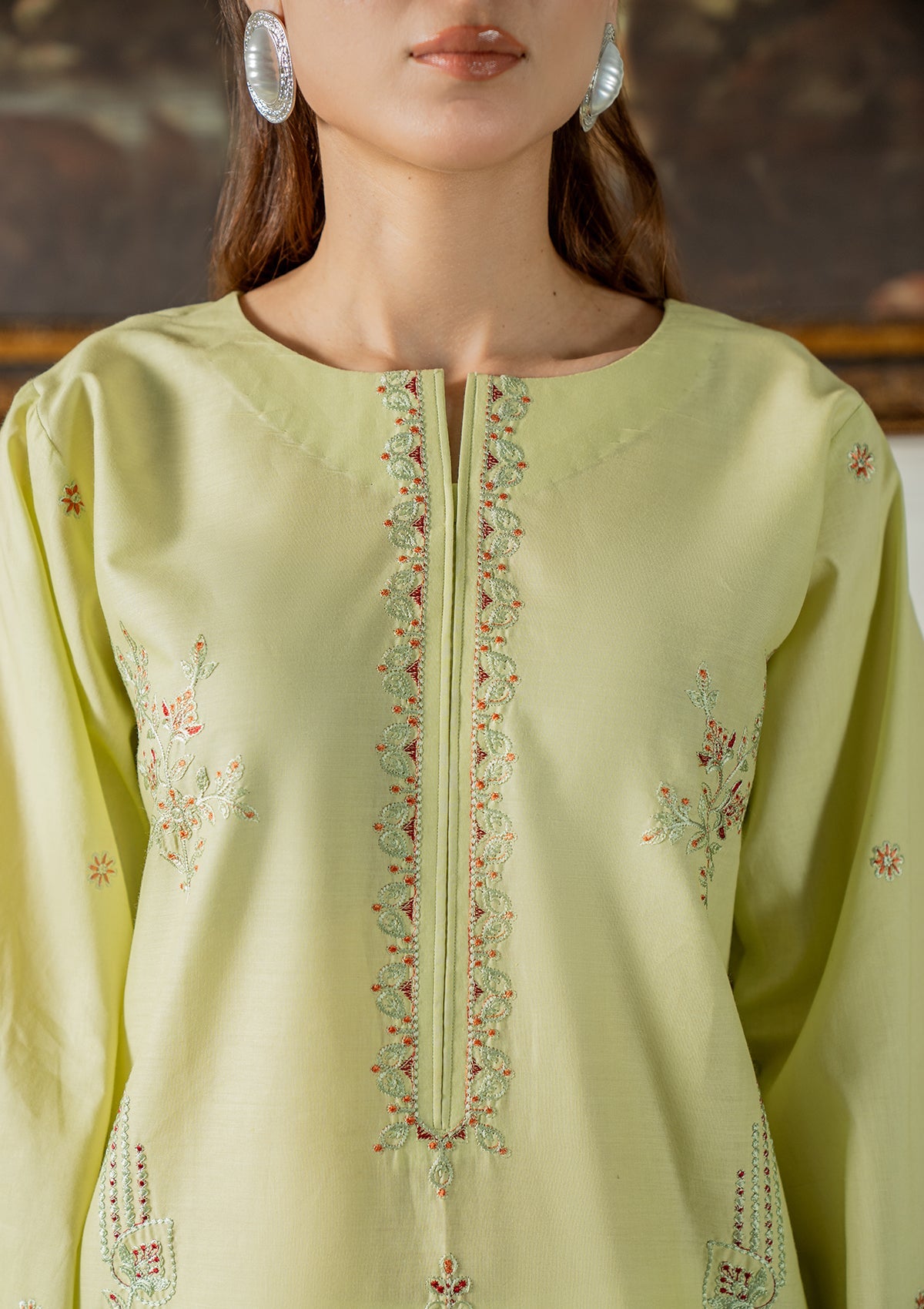 EMBROIDERED COTTON BT006749-PST