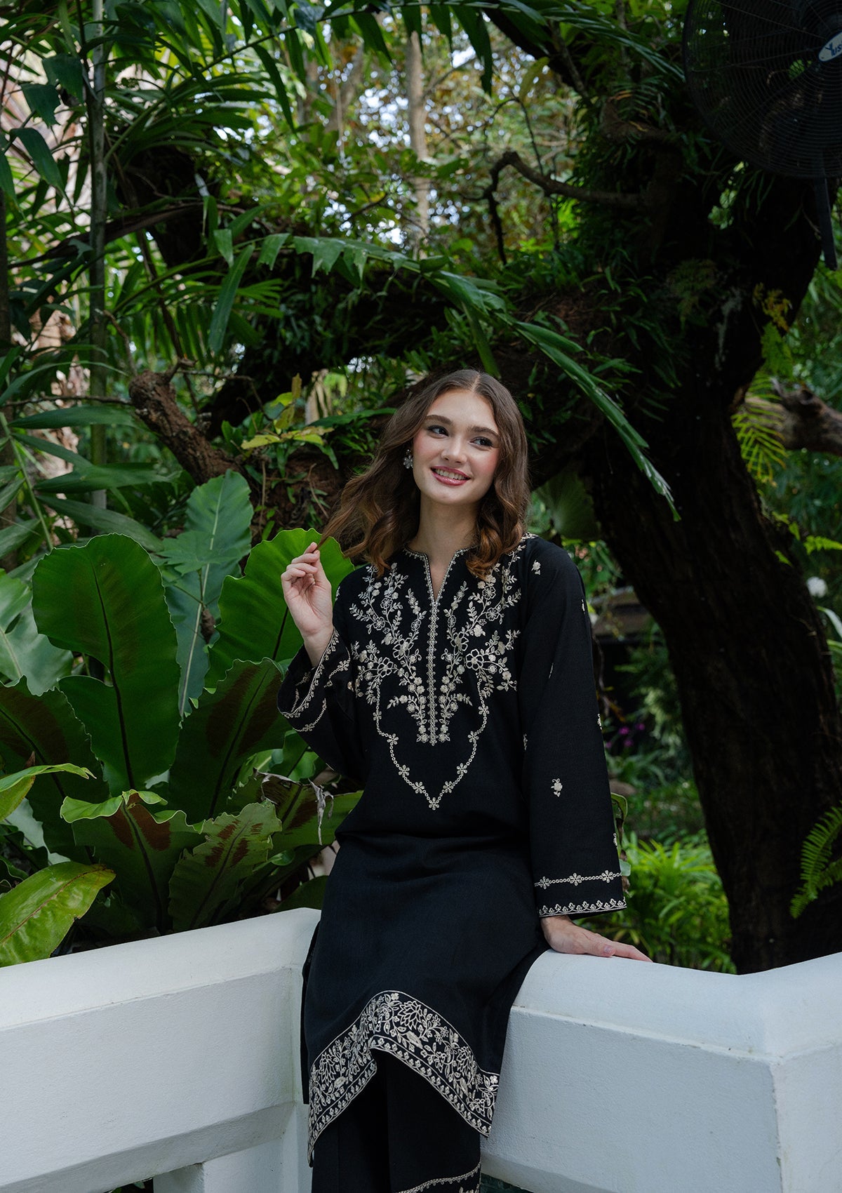 Embroidered Khaddar BT006930-BLK