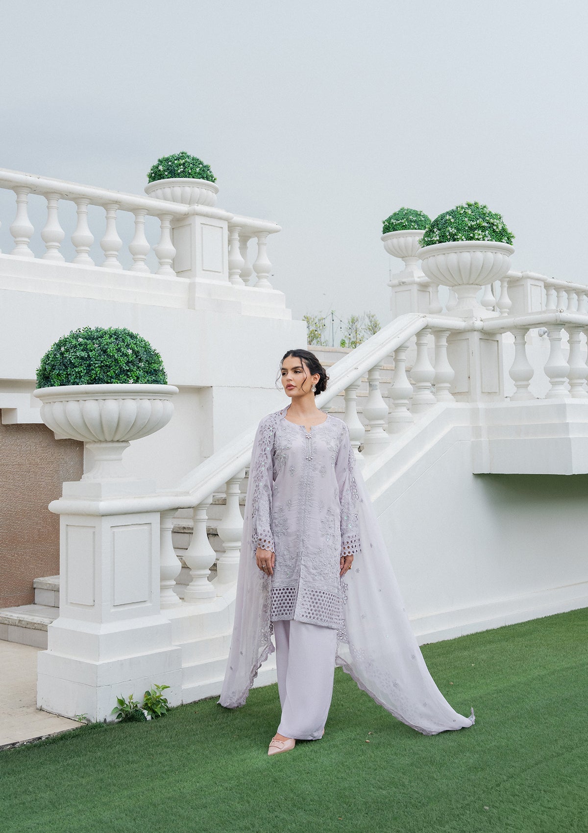 Embroidered Chiffon BT006980-LPR