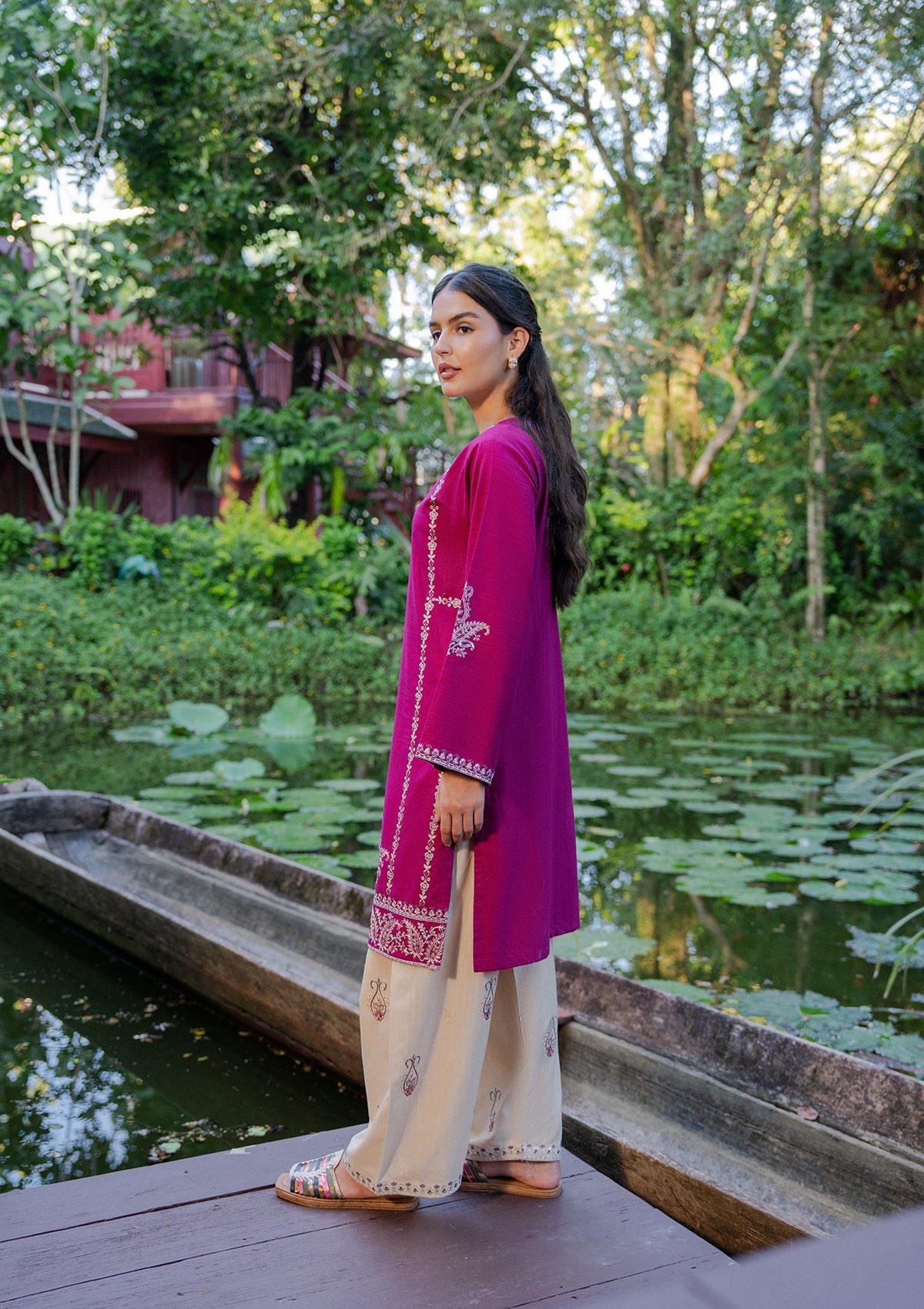 Embroidered Khaddar BT006931-MGT
