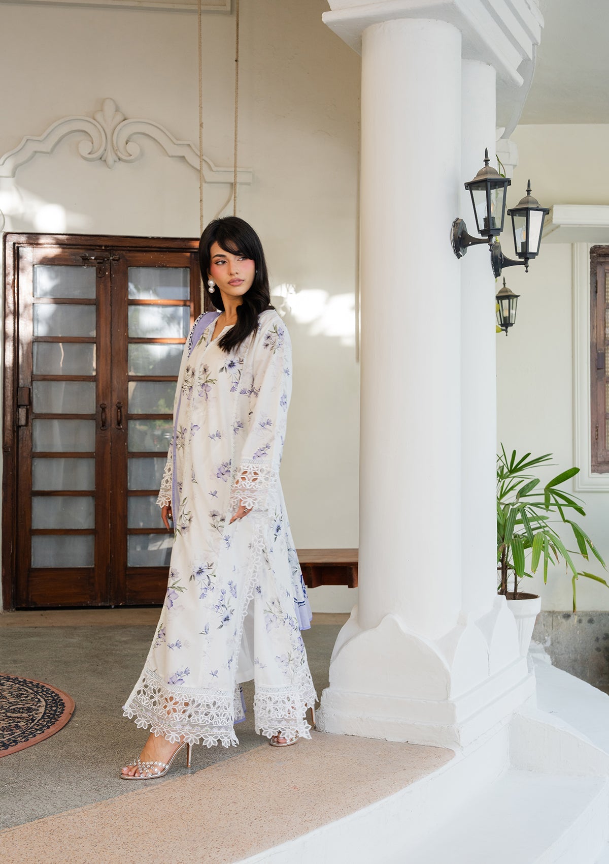 PRINTED EMBROIDERED Lawn BT006887-OWH