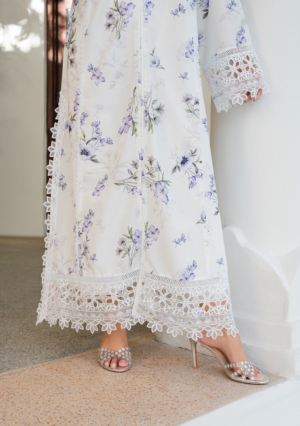 PRINTED EMBROIDERED Lawn BT006887-OWH