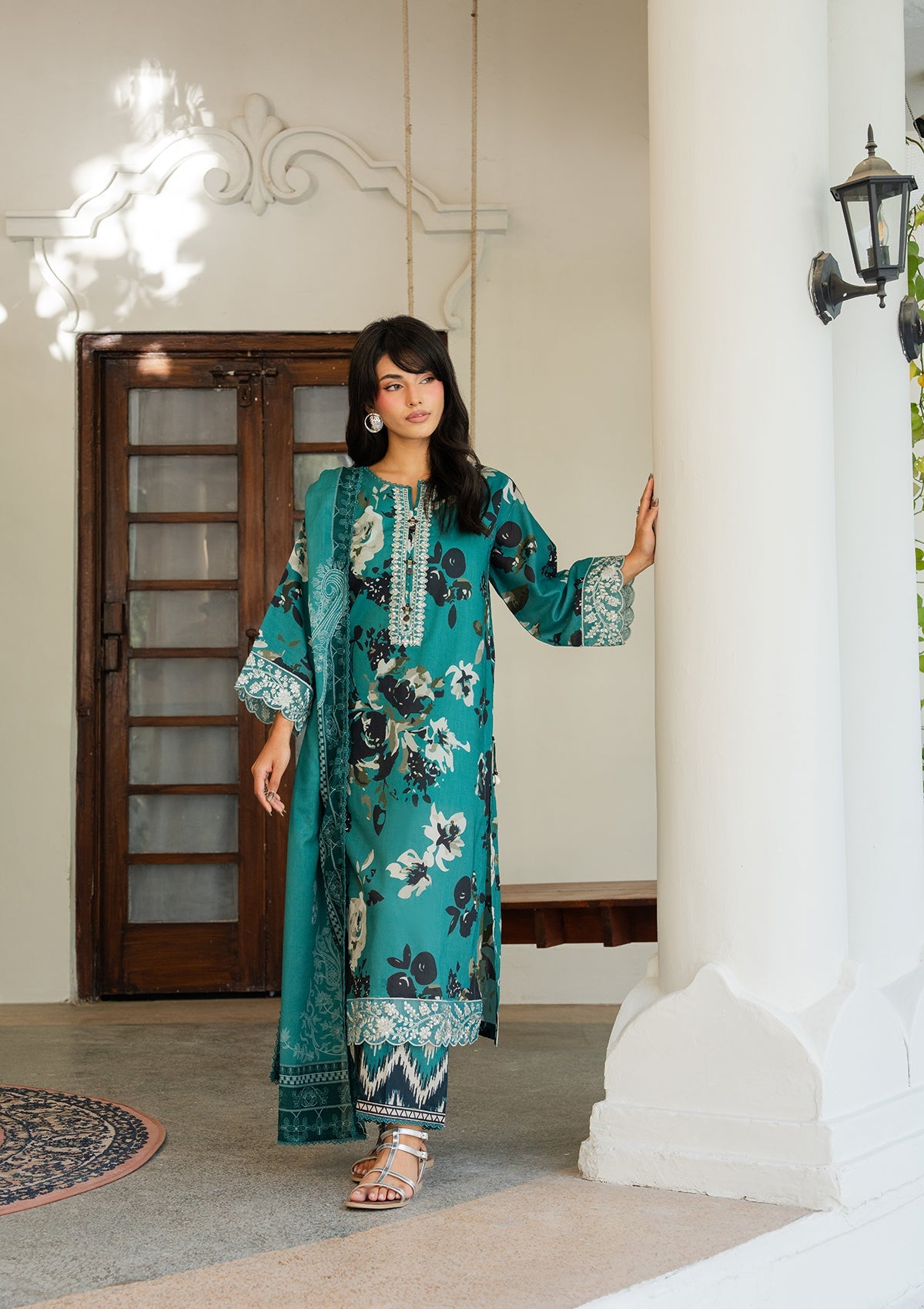 Printed EMBROIDERED Lawn BT006892-GRN