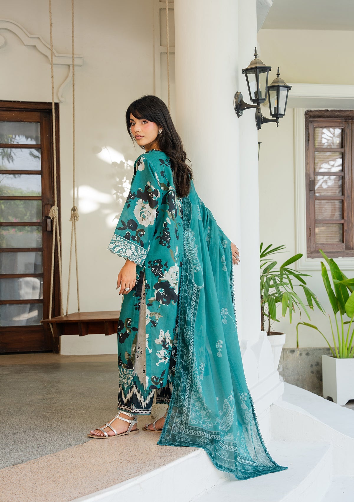 Printed EMBROIDERED Lawn BT006892-GRN