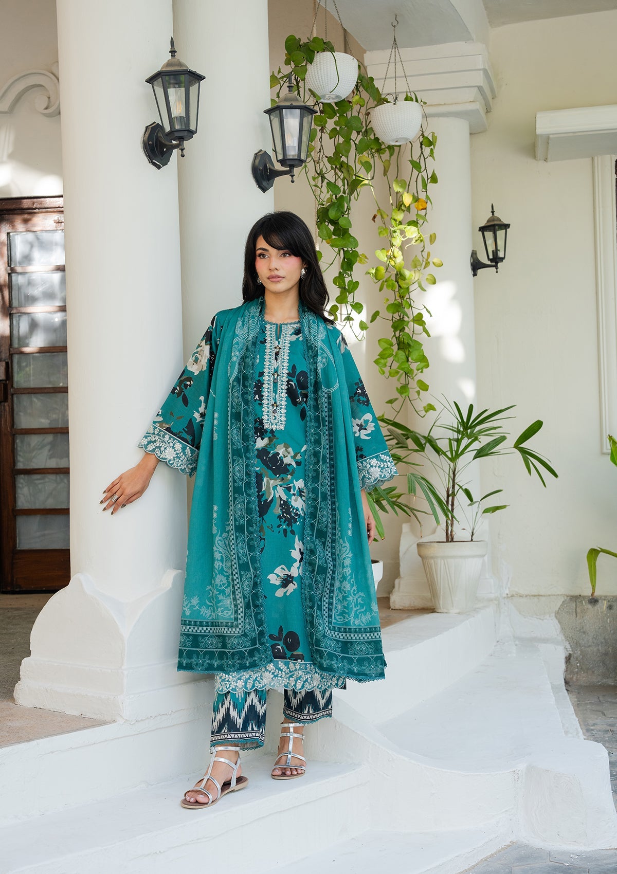 Printed EMBROIDERED Lawn BT006892-GRN