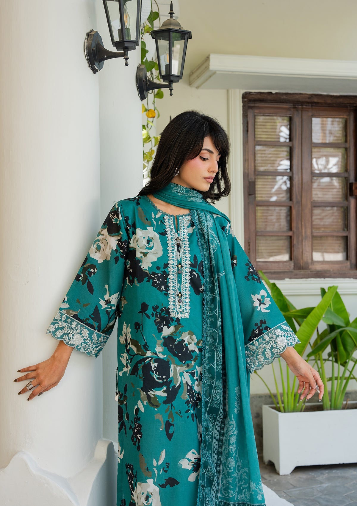 Printed EMBROIDERED Lawn BT006892-GRN