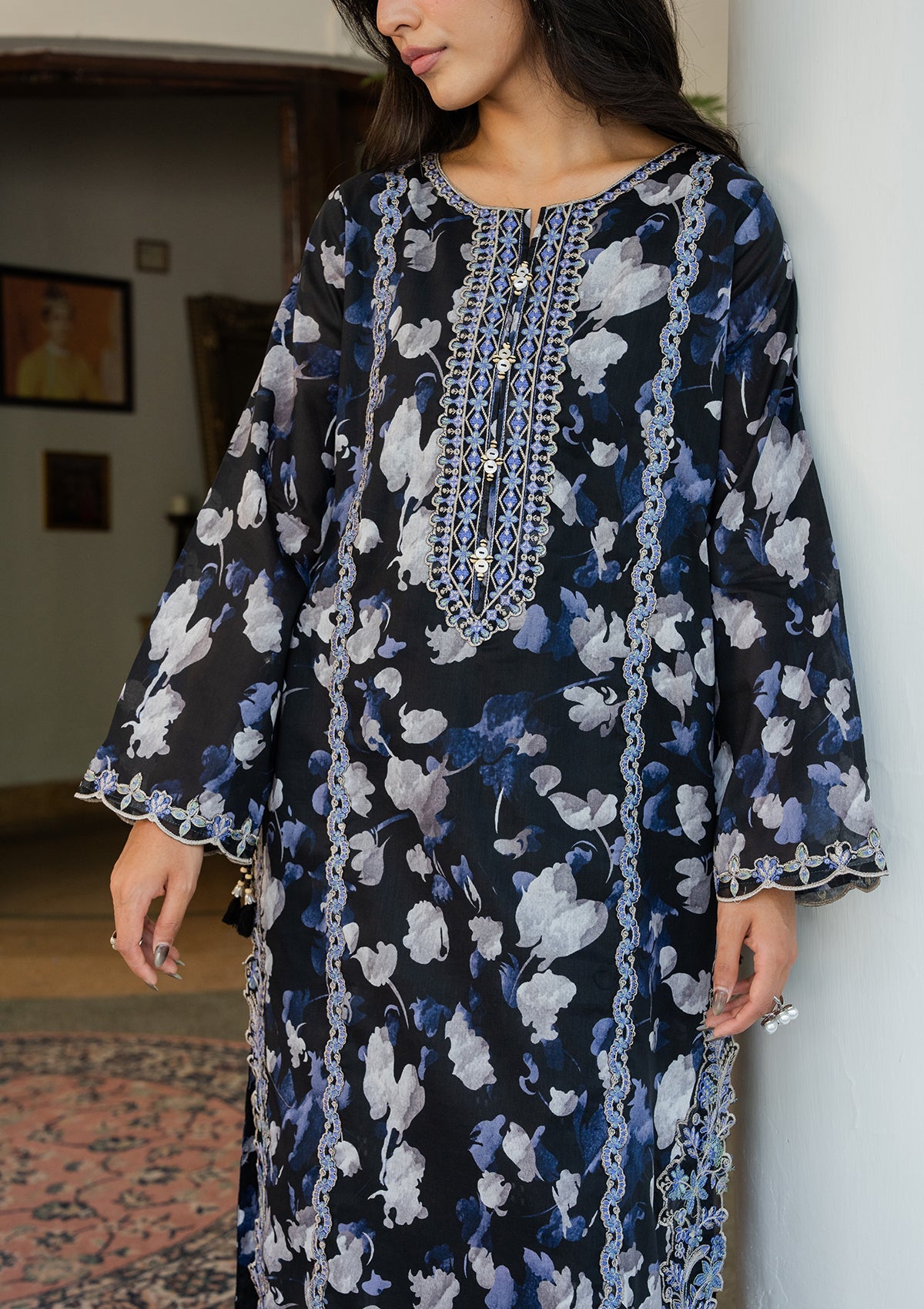 PRINTED EMBROIDERED Lawn BT006892-BBU