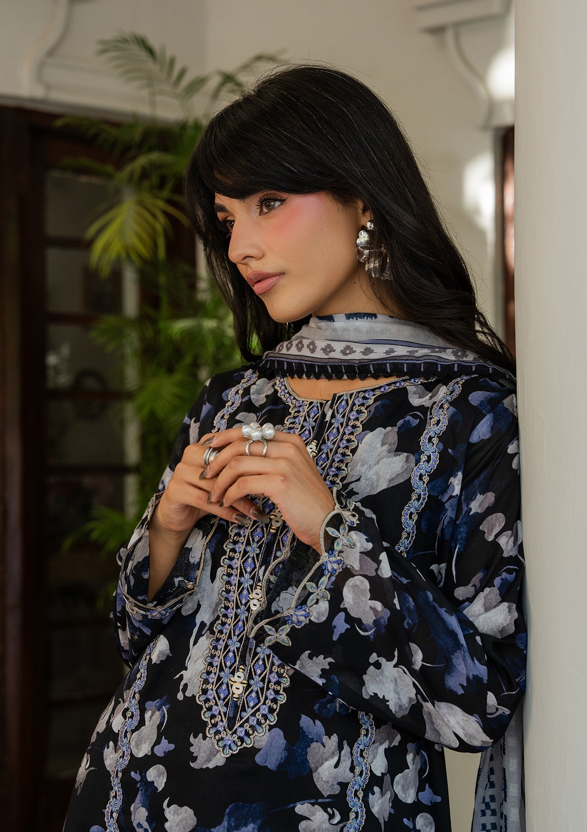 PRINTED EMBROIDERED Lawn BT006892-BBU