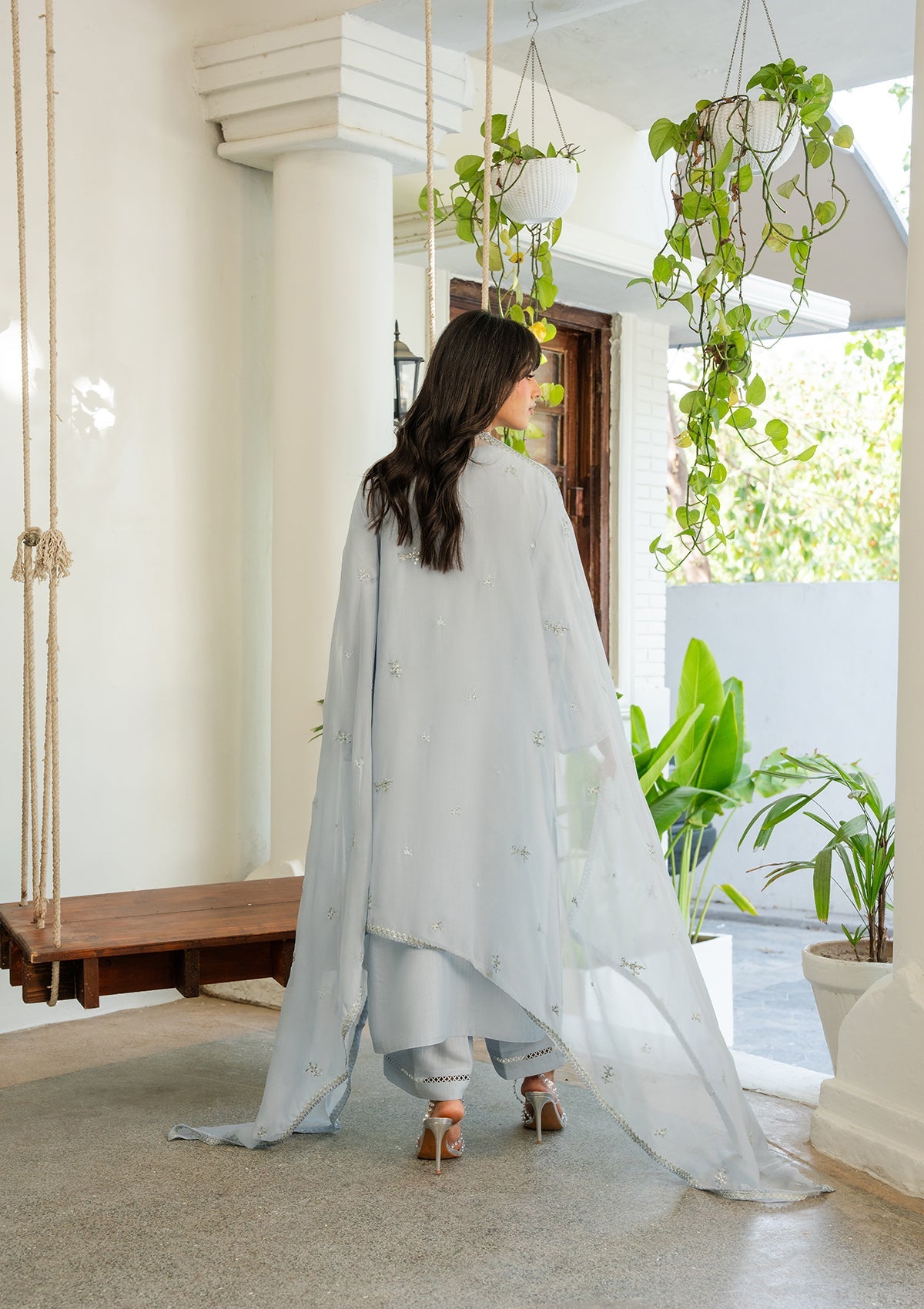 LUXURY Embroidered LAWN BT006604-SBL