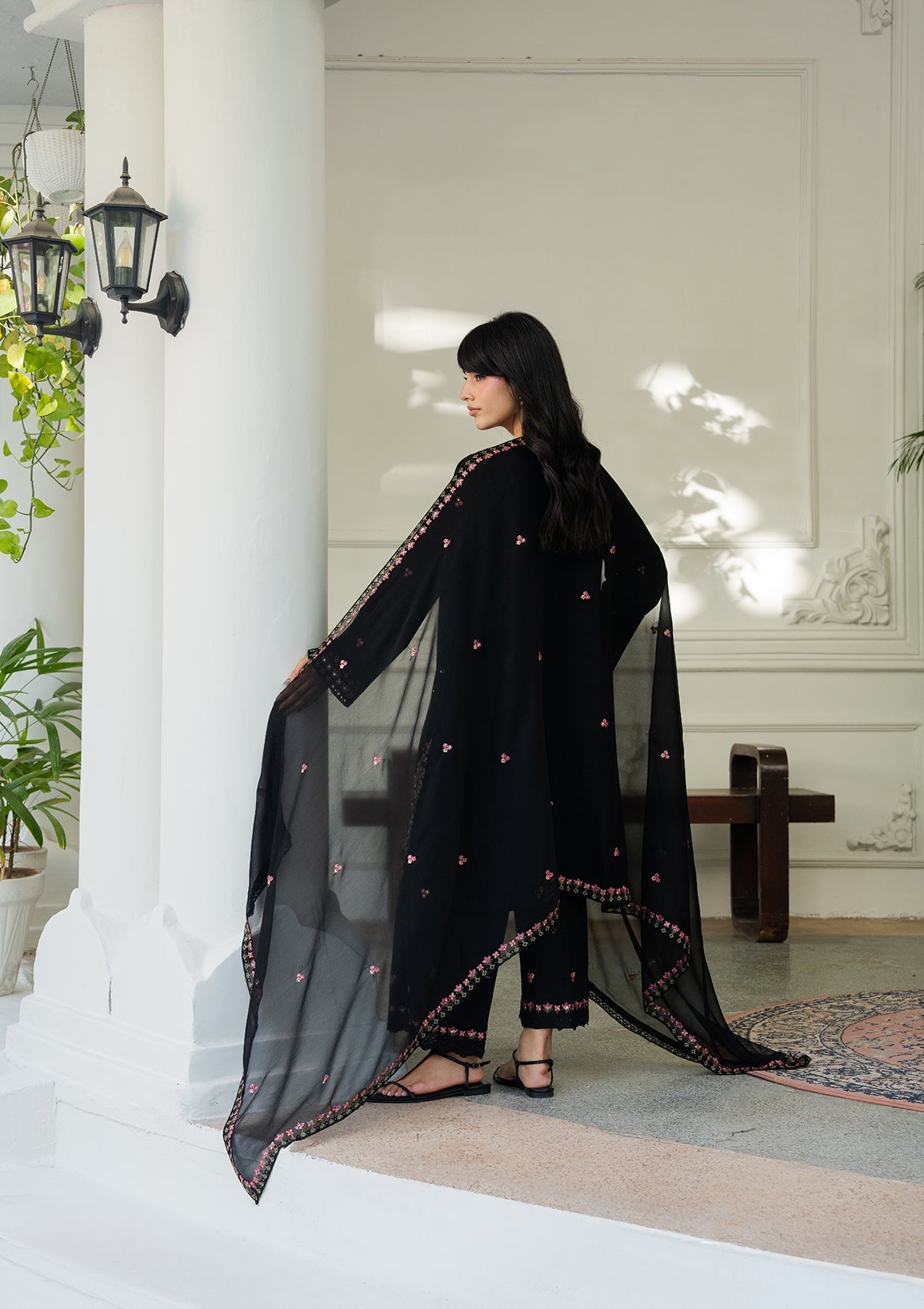 EMBROIDERED Lawn BT006886-BLK