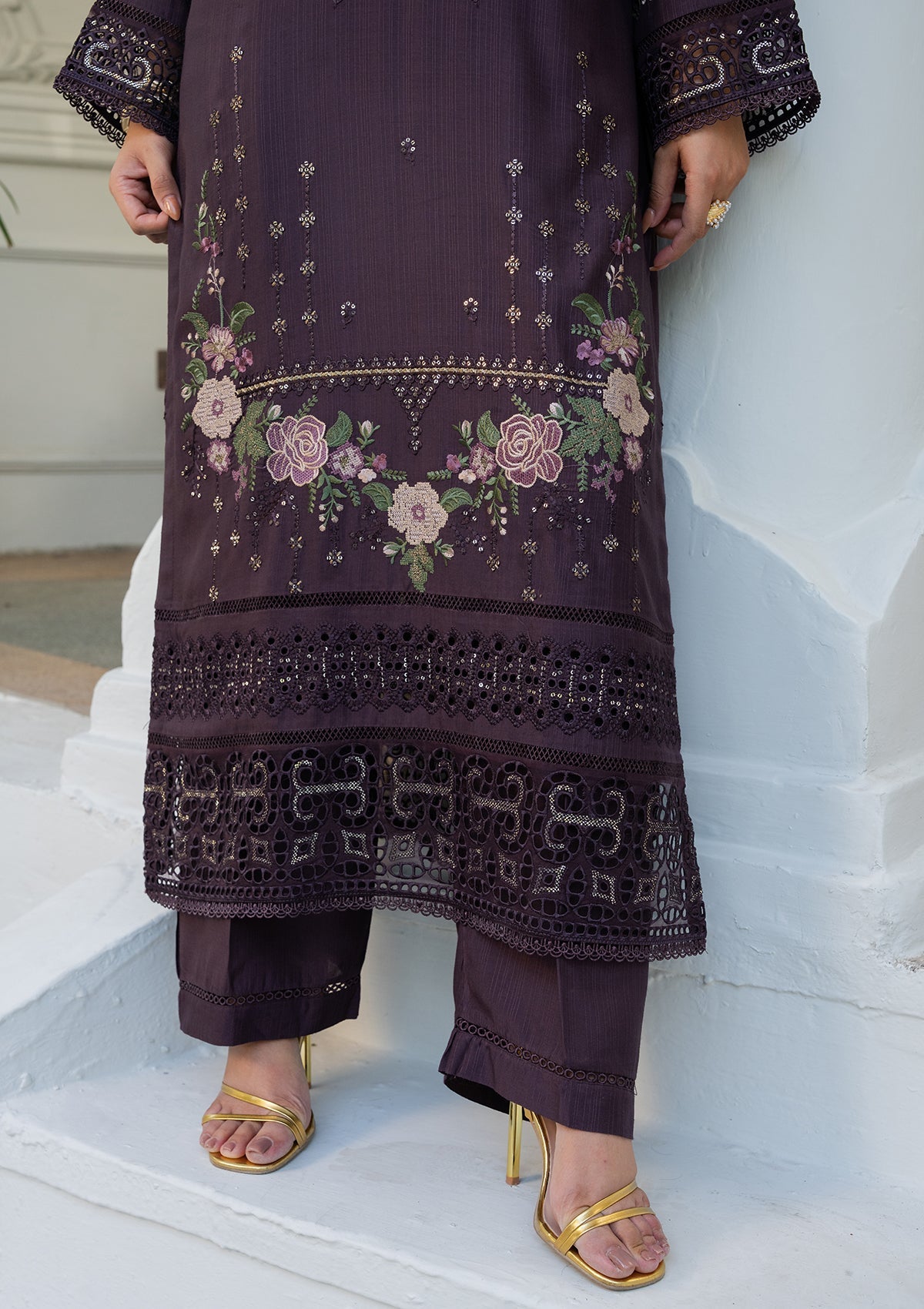 Luxury Embroidered Cotton BT006889-PRP