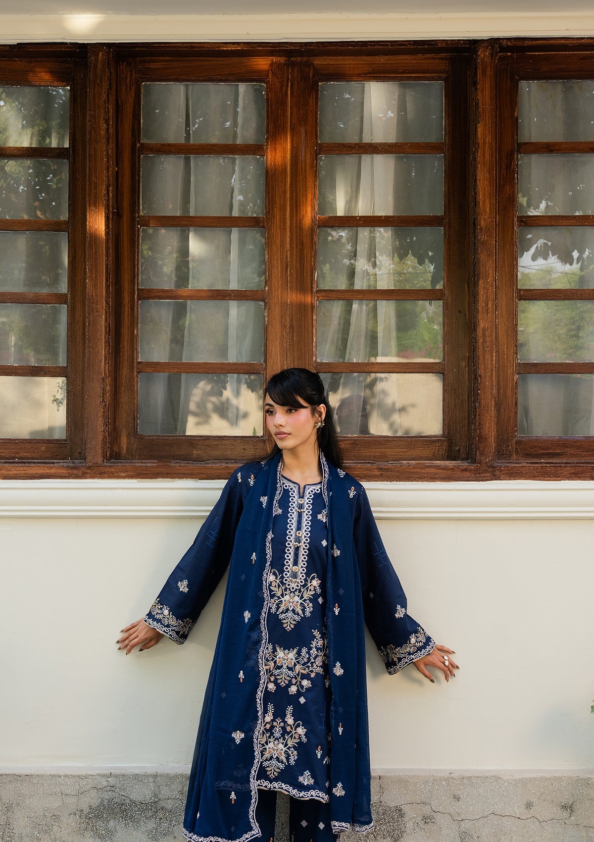 EMBROIDERED Lawn BT006886-NVB