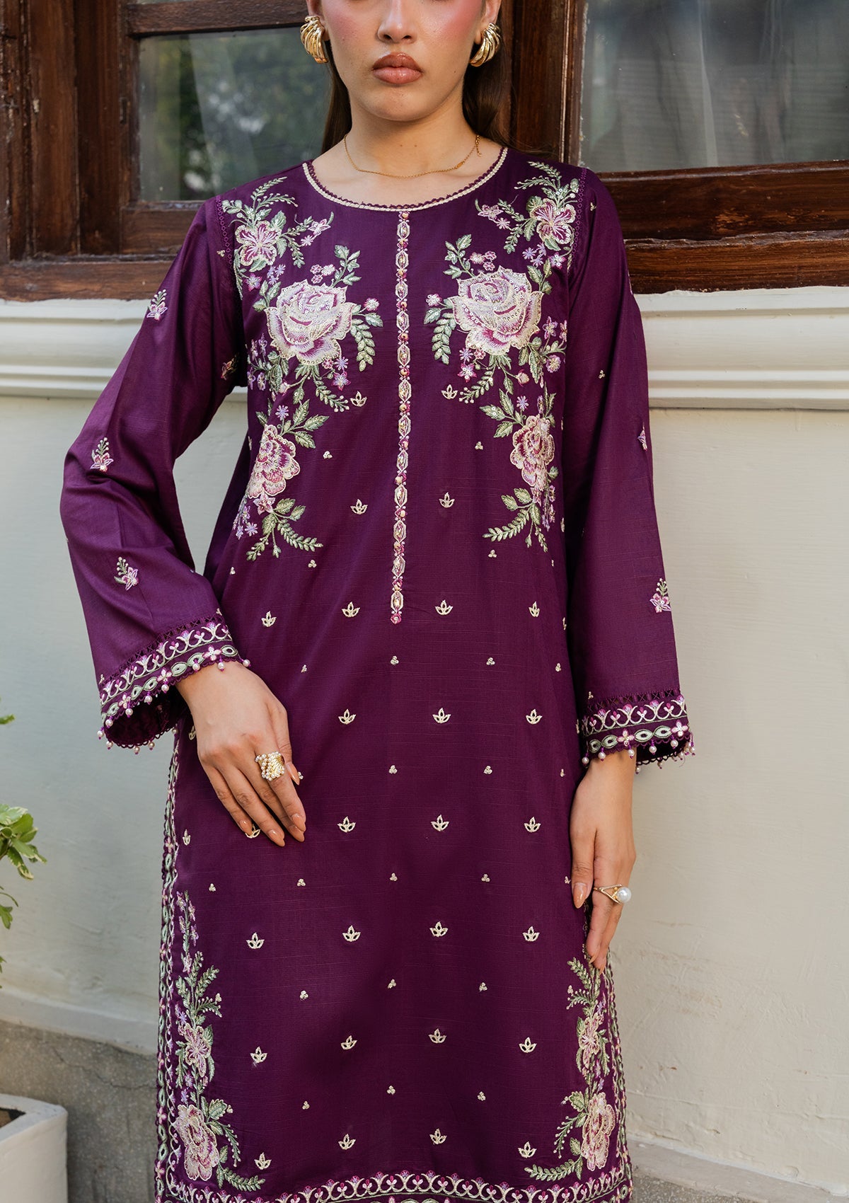EMBROIDERED Lawn BT006886-PRP