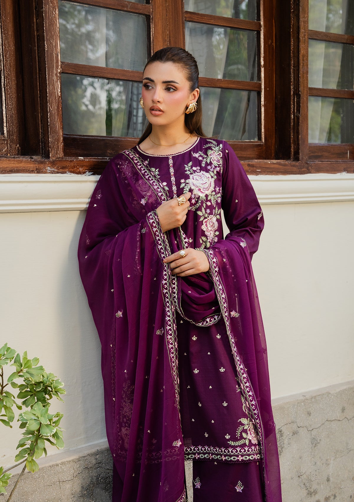 EMBROIDERED Lawn BT006886-PRP