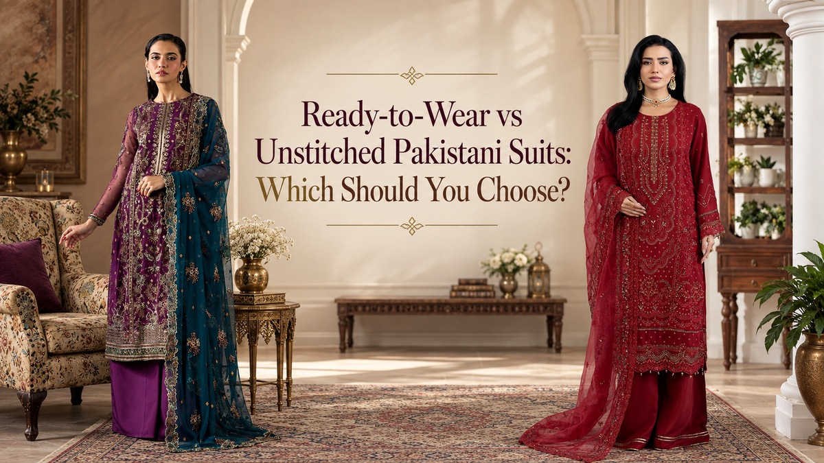 Ready to Wear vs Unstitched Pakistani Suits: Which Should You Choose?