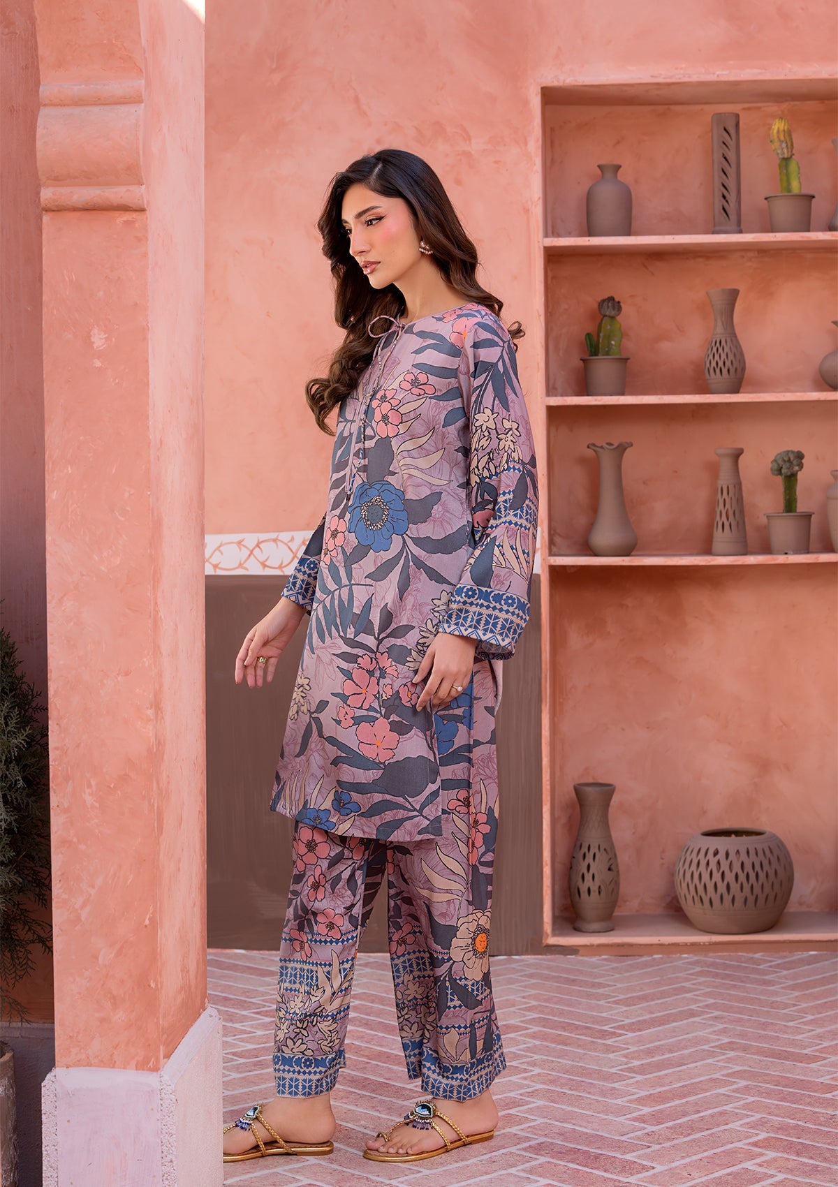 PRINTED VISCOSE LAWN BT006685-LPR