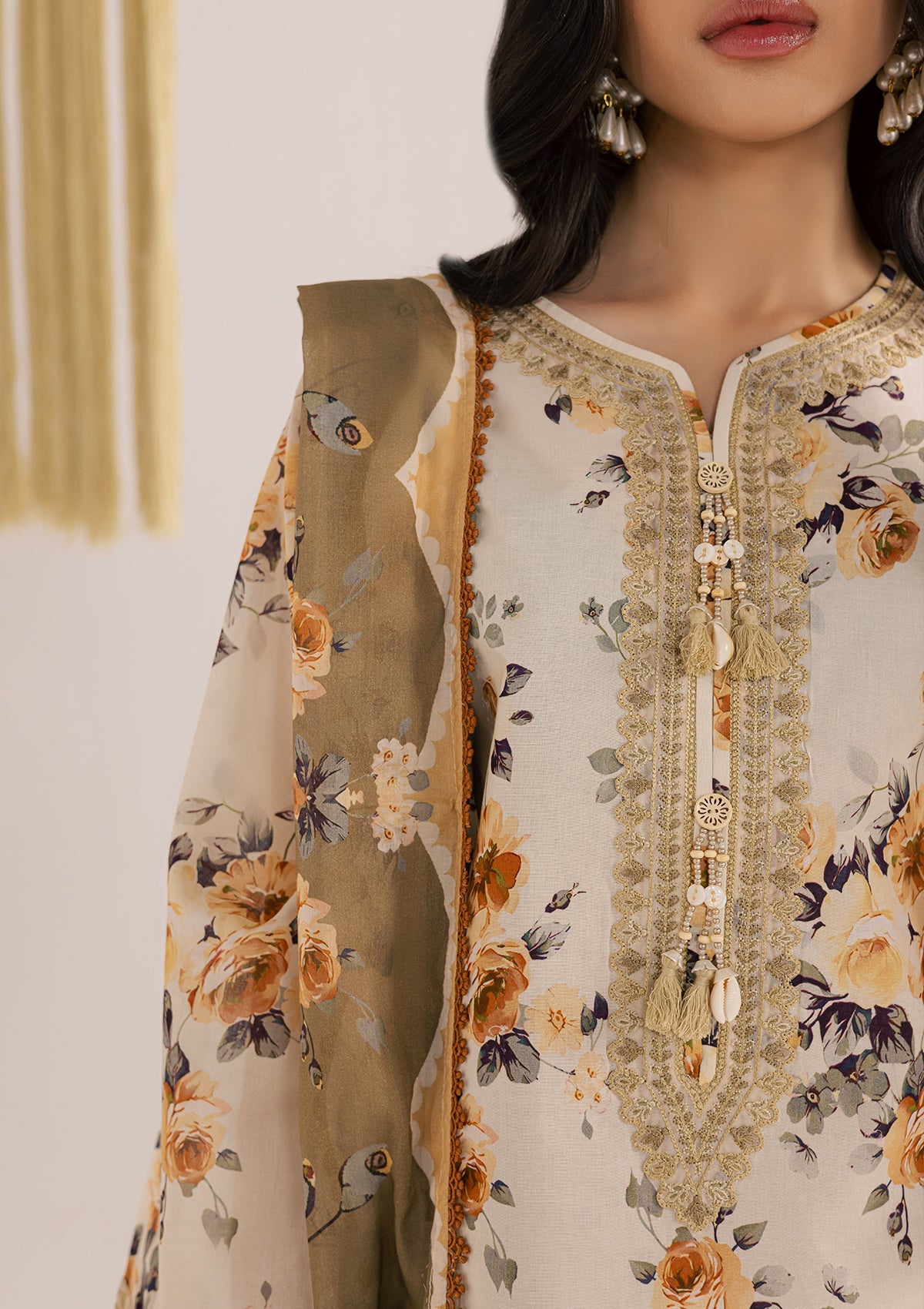PRINTED EMBROIDERED LAWN BT006859-SKN